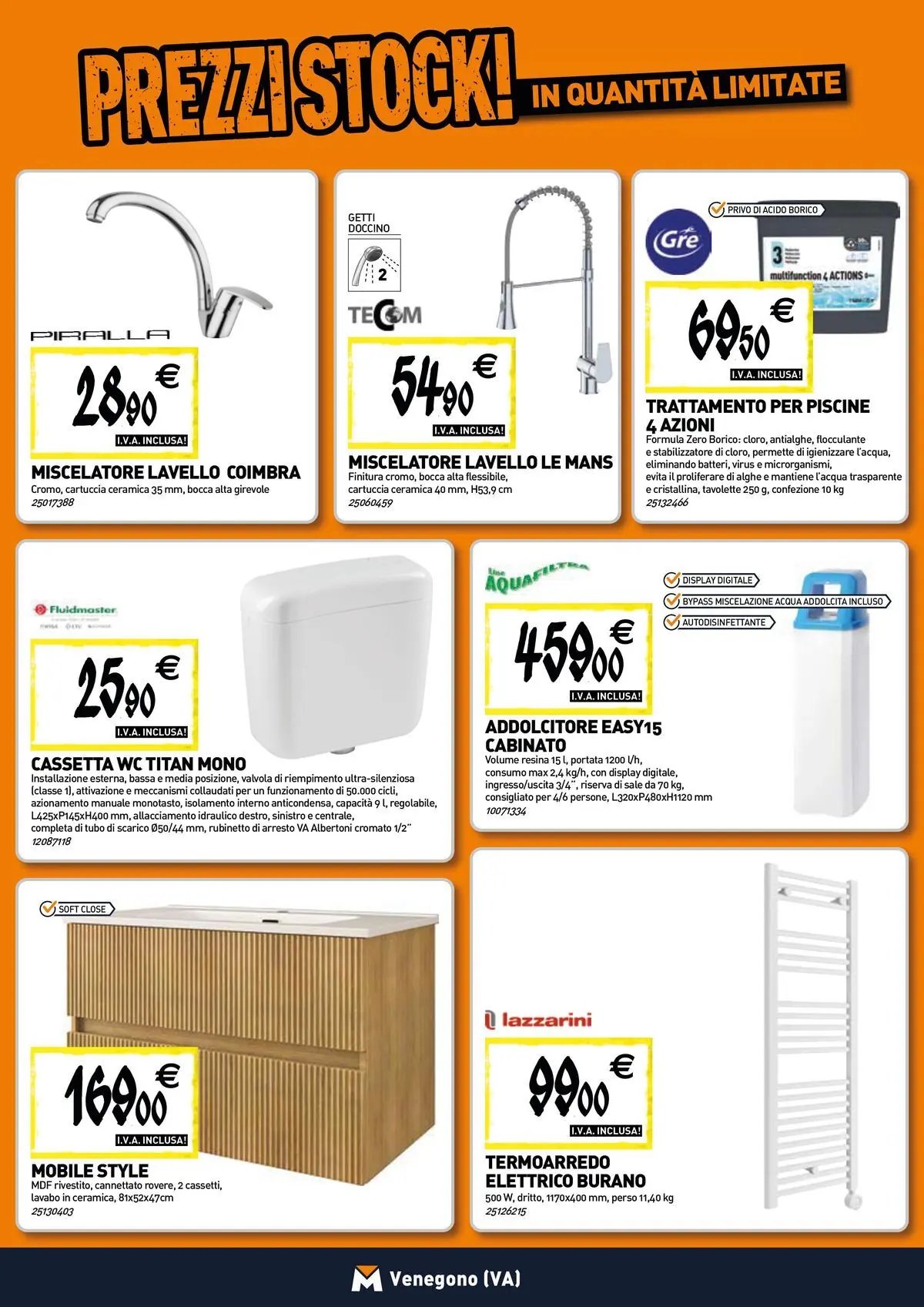 TECNOMAT - Straordinari prezzi stock!