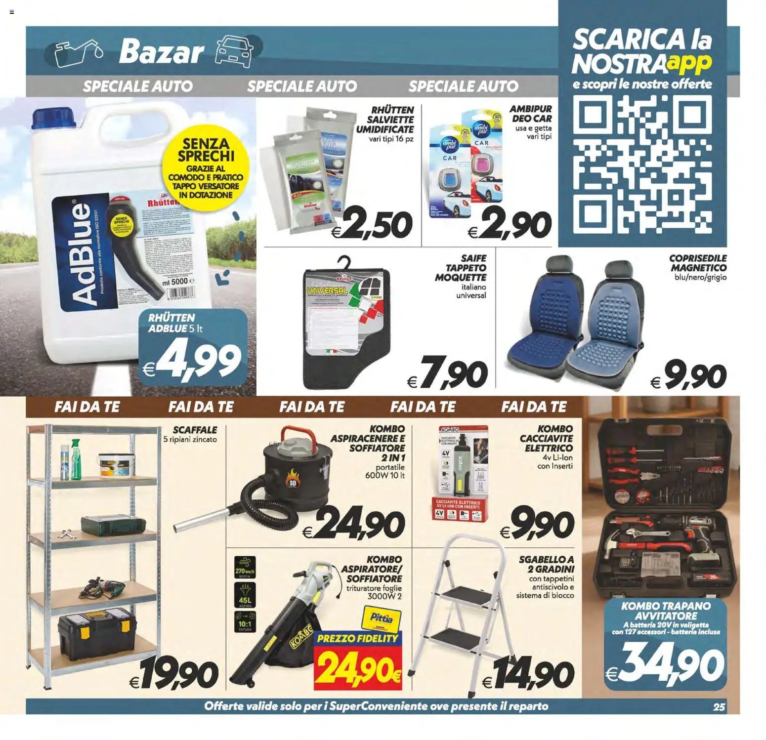 SuperConveniente volantino Caltanissetta, San Cataldo, Avola, Lascari, Milazzo, Barcellona