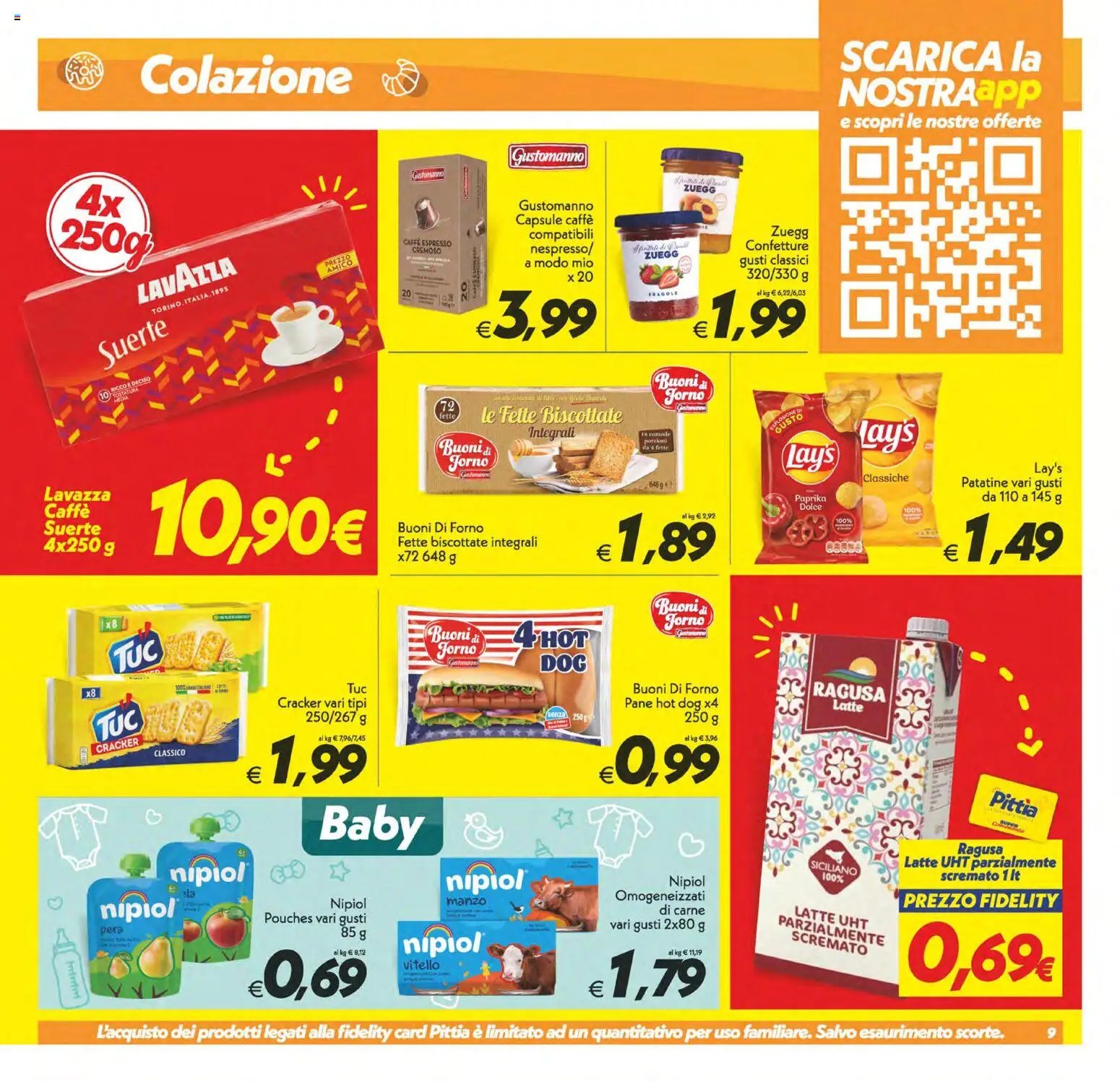 SuperConveniente volantino Caltanissetta, San Cataldo, Avola, Lascari, Milazzo, Barcellona