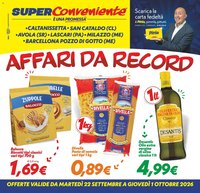 SuperConveniente volantino Caltanissetta, San Cataldo, Avola, Lascari, Milazzo, Barcellona