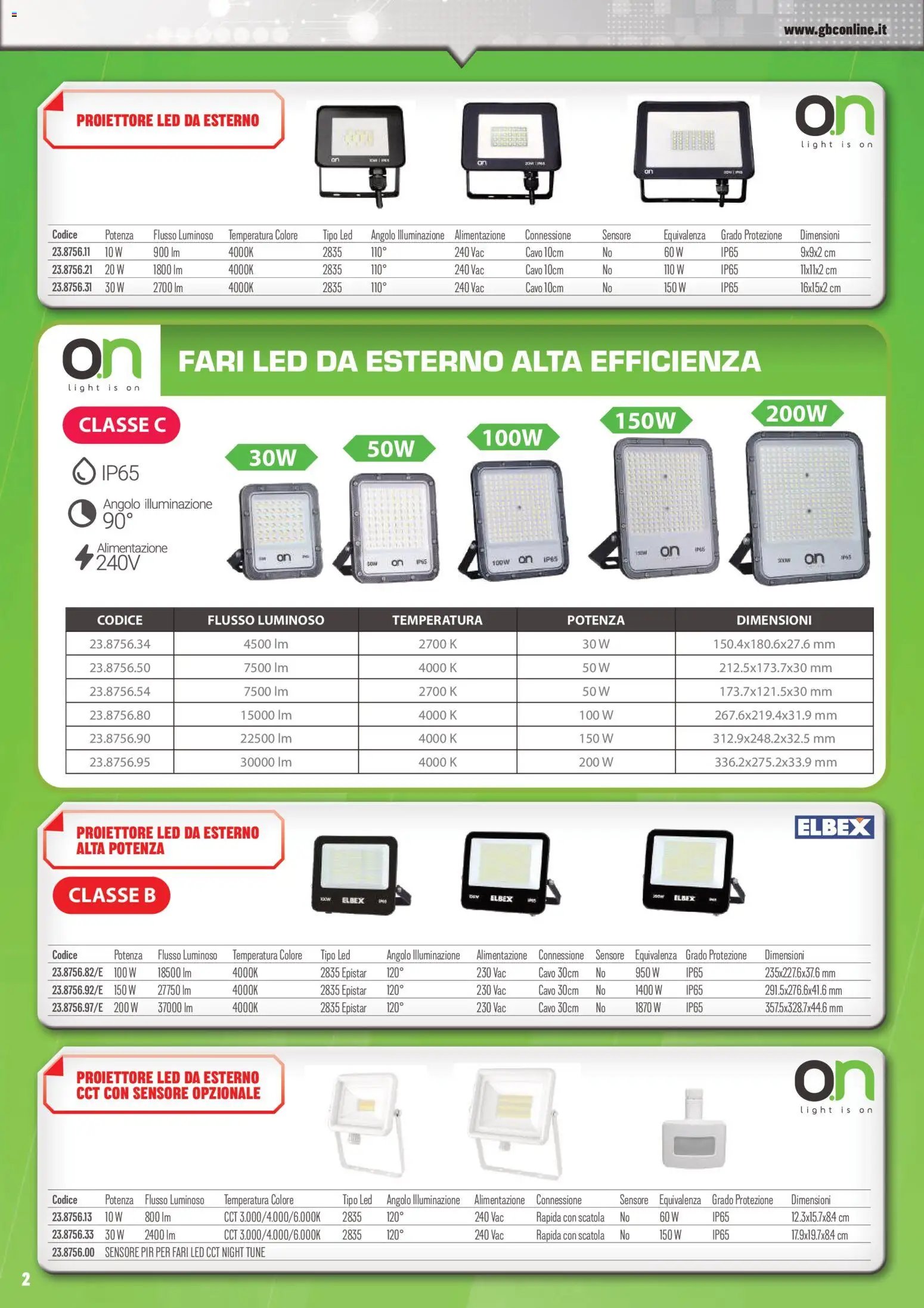 GBC volantino Illuminazione