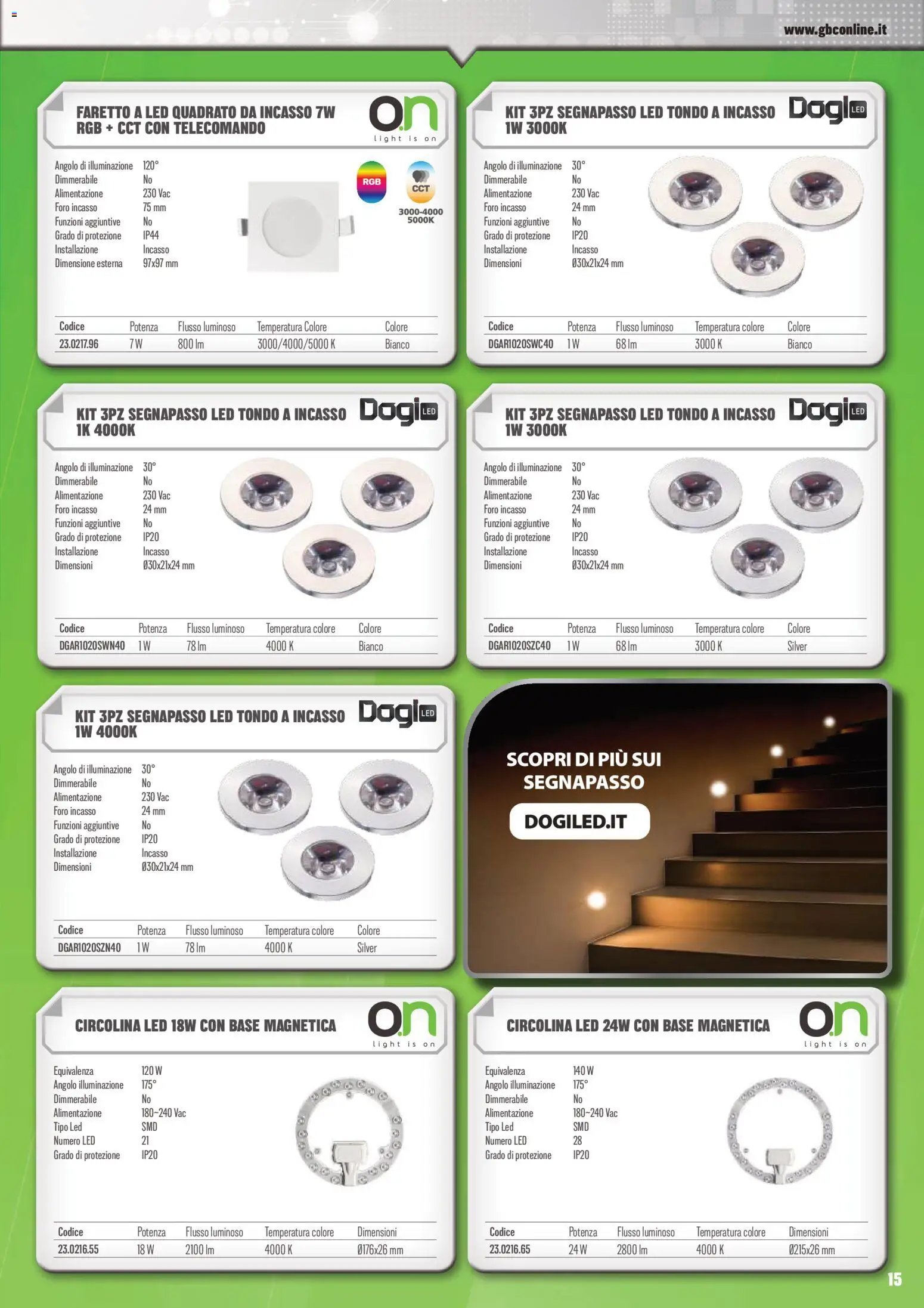 GBC volantino Illuminazione