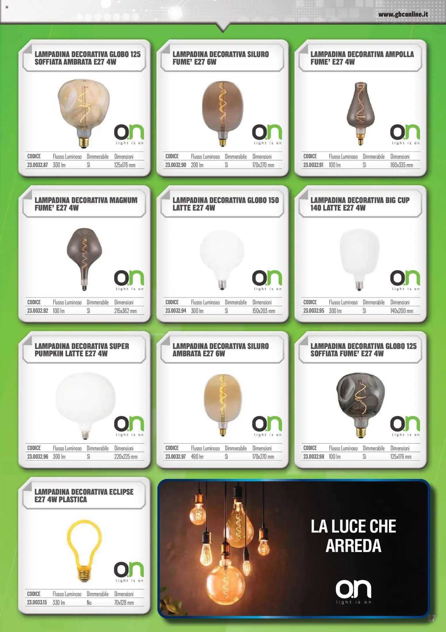 GBC volantino Illuminazione