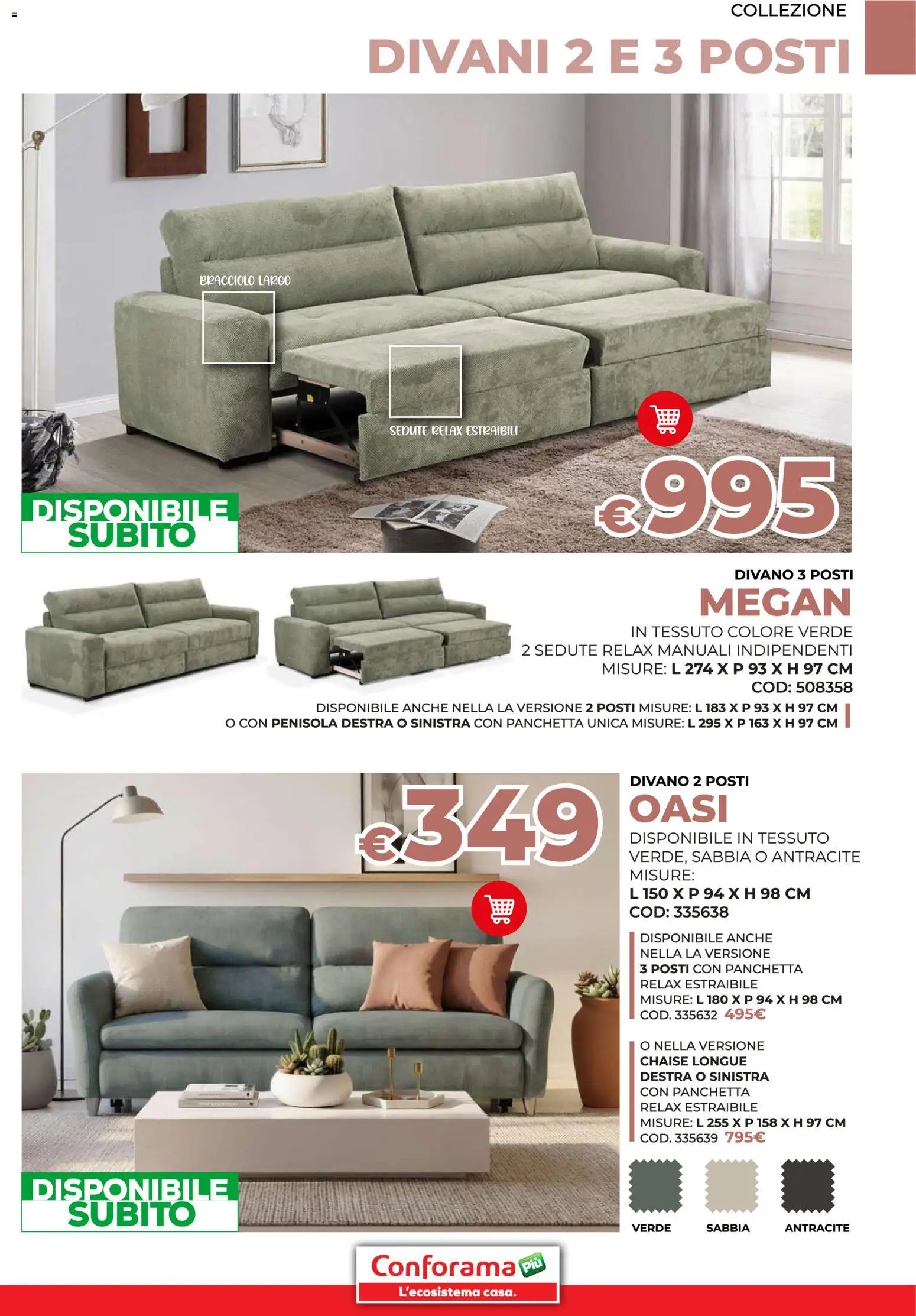 Conforama Divani catalogo (2026-02-11 - 2026-02-28)