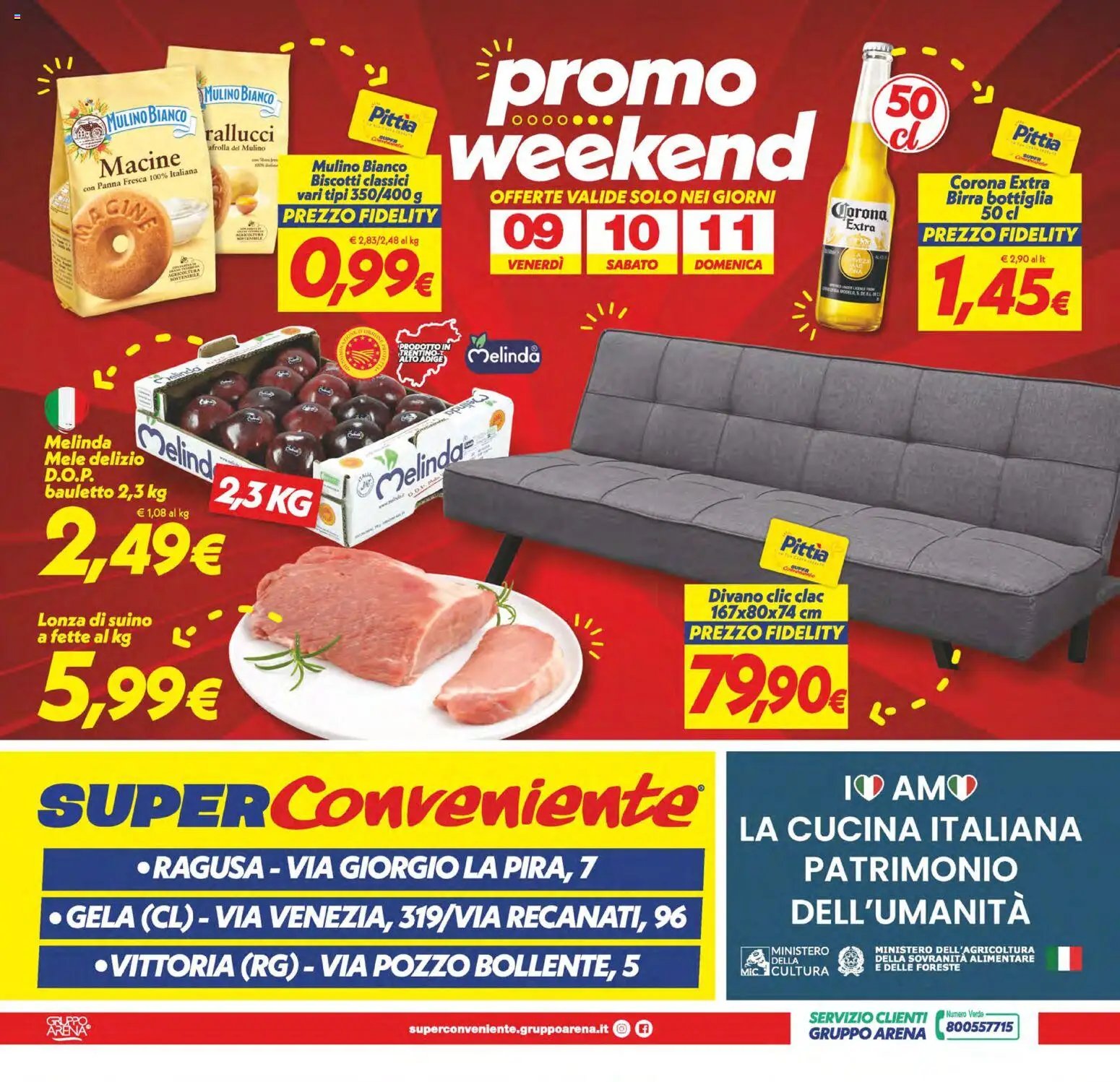 SuperConveniente volantino Gela, Vittoria
