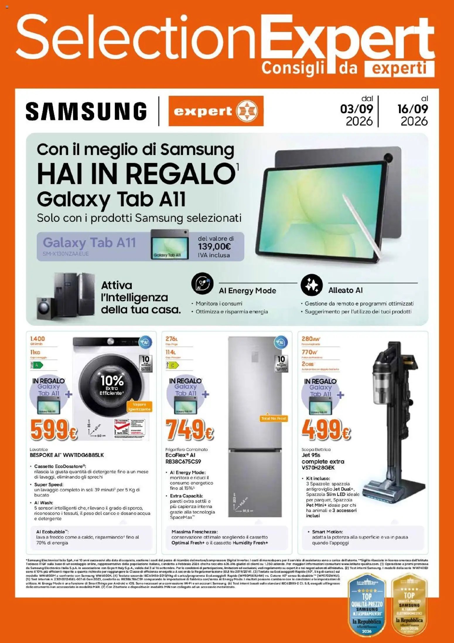 Expert volantino Samsung
