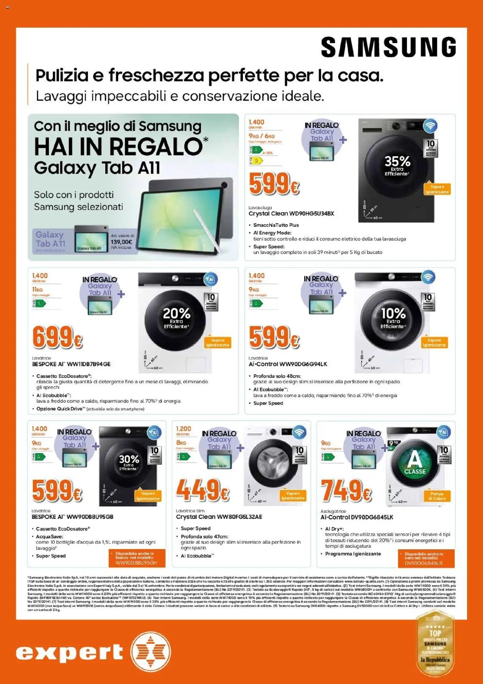 Expert volantino Samsung