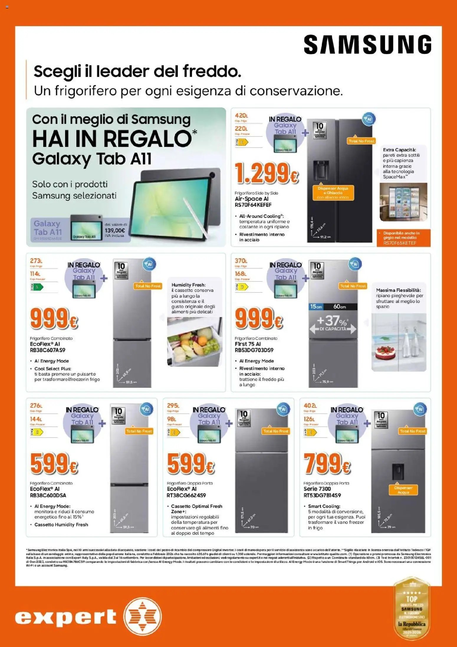 Expert volantino Samsung