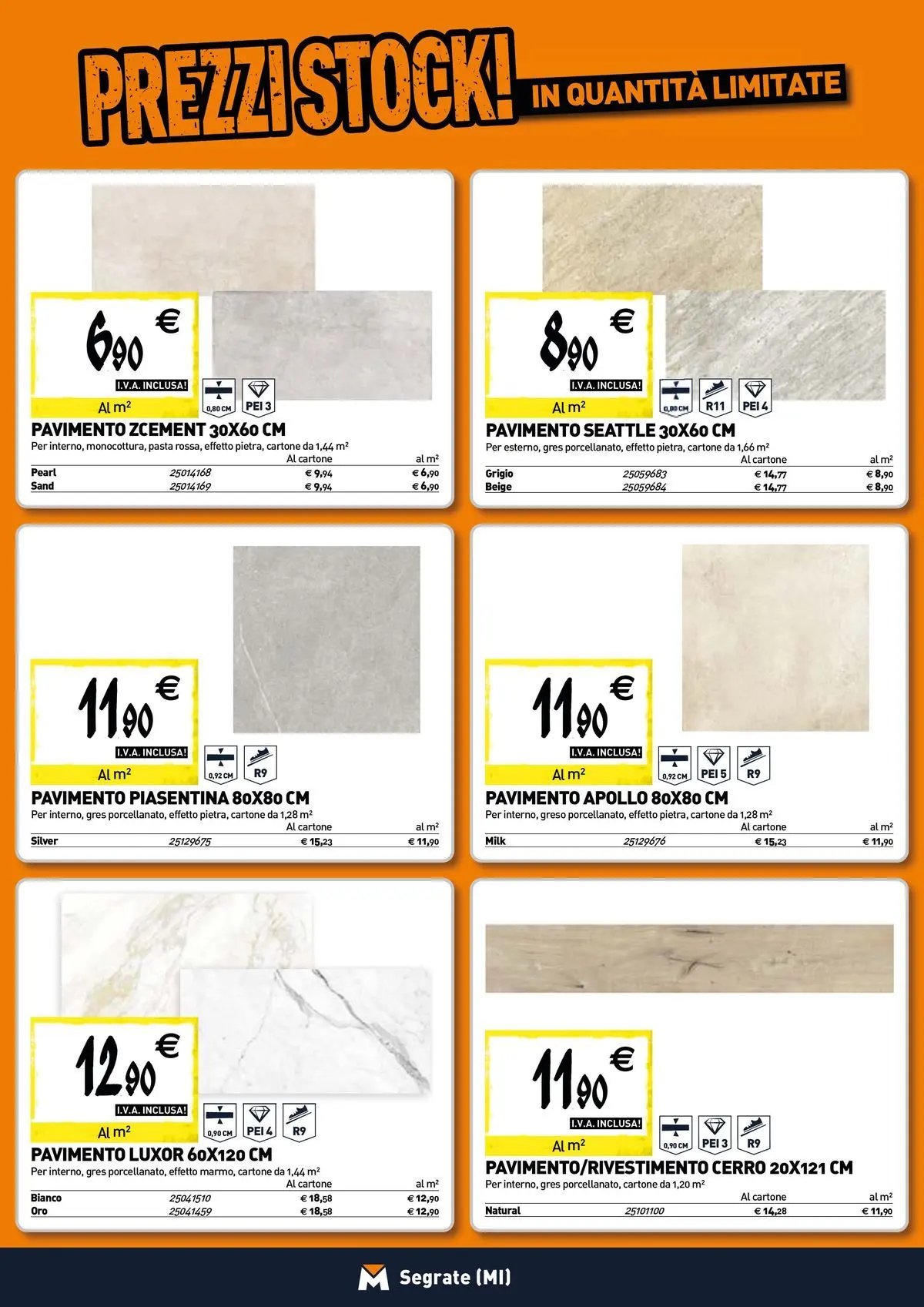 TECNOMAT - Straordinari prezzi stock!