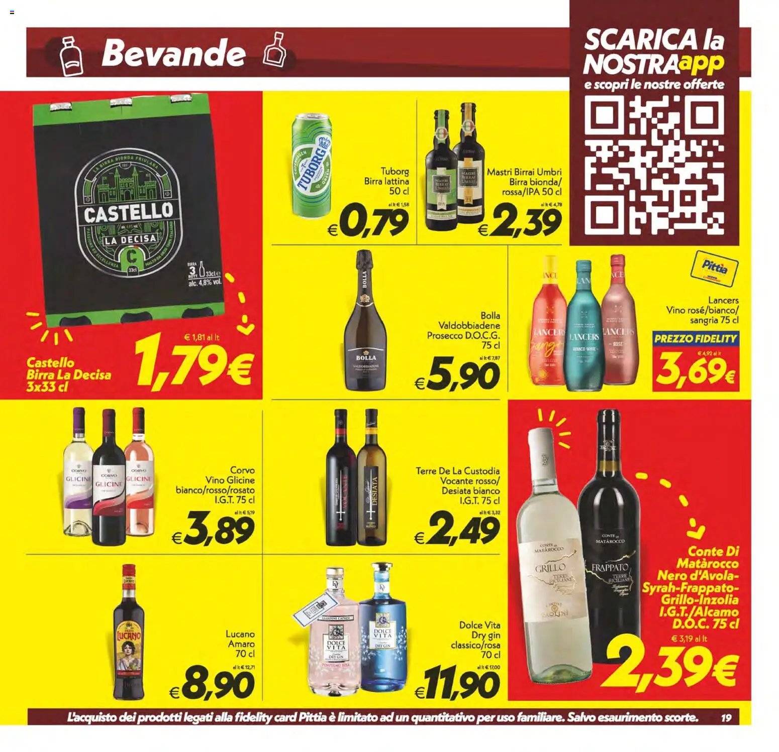 SuperConveniente volantino Caltanissetta, San Cataldo, Avola, Lascari, Milazzo, Barcellona