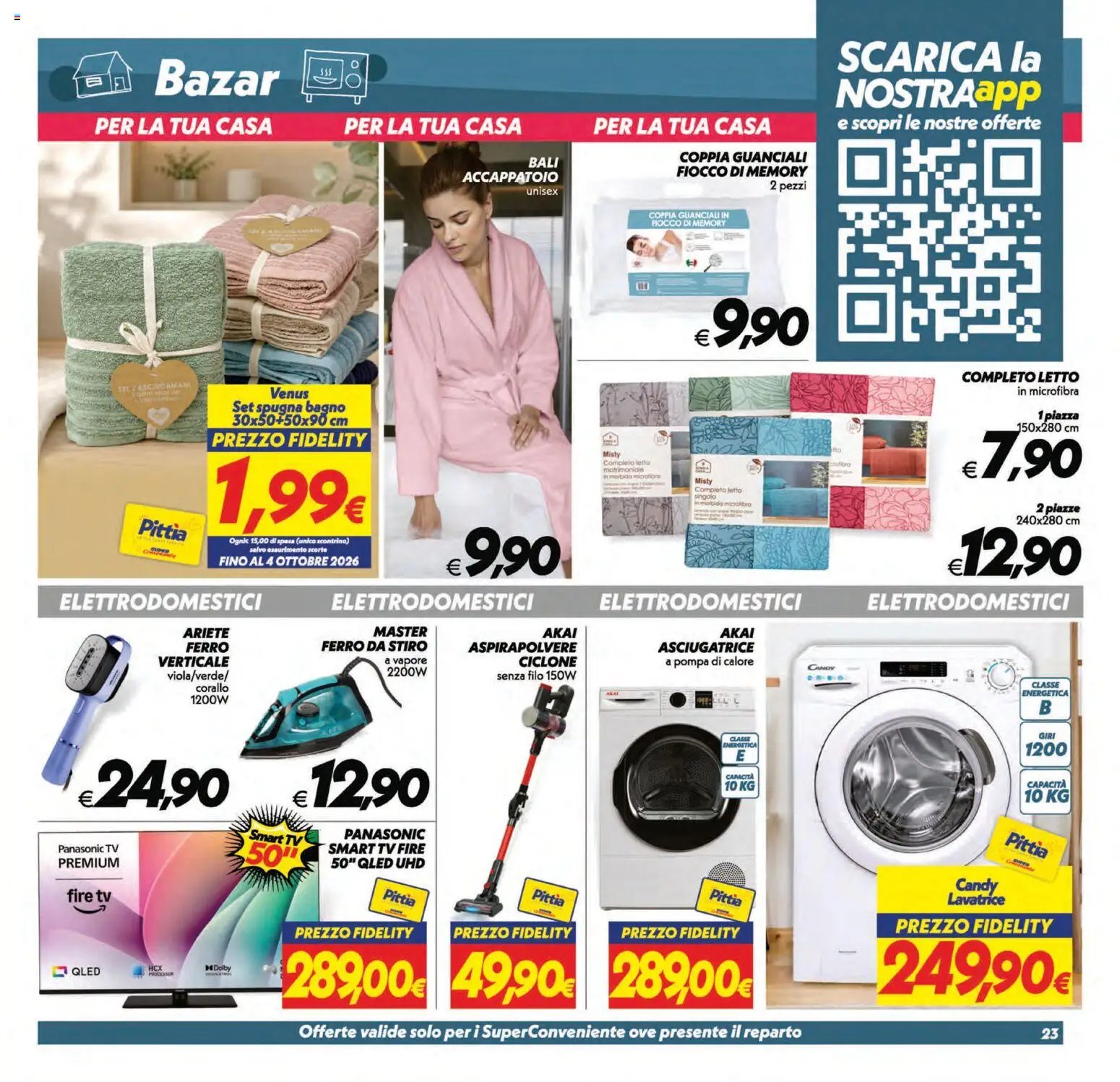 SuperConveniente volantino Caltanissetta, San Cataldo, Avola, Lascari, Milazzo, Barcellona