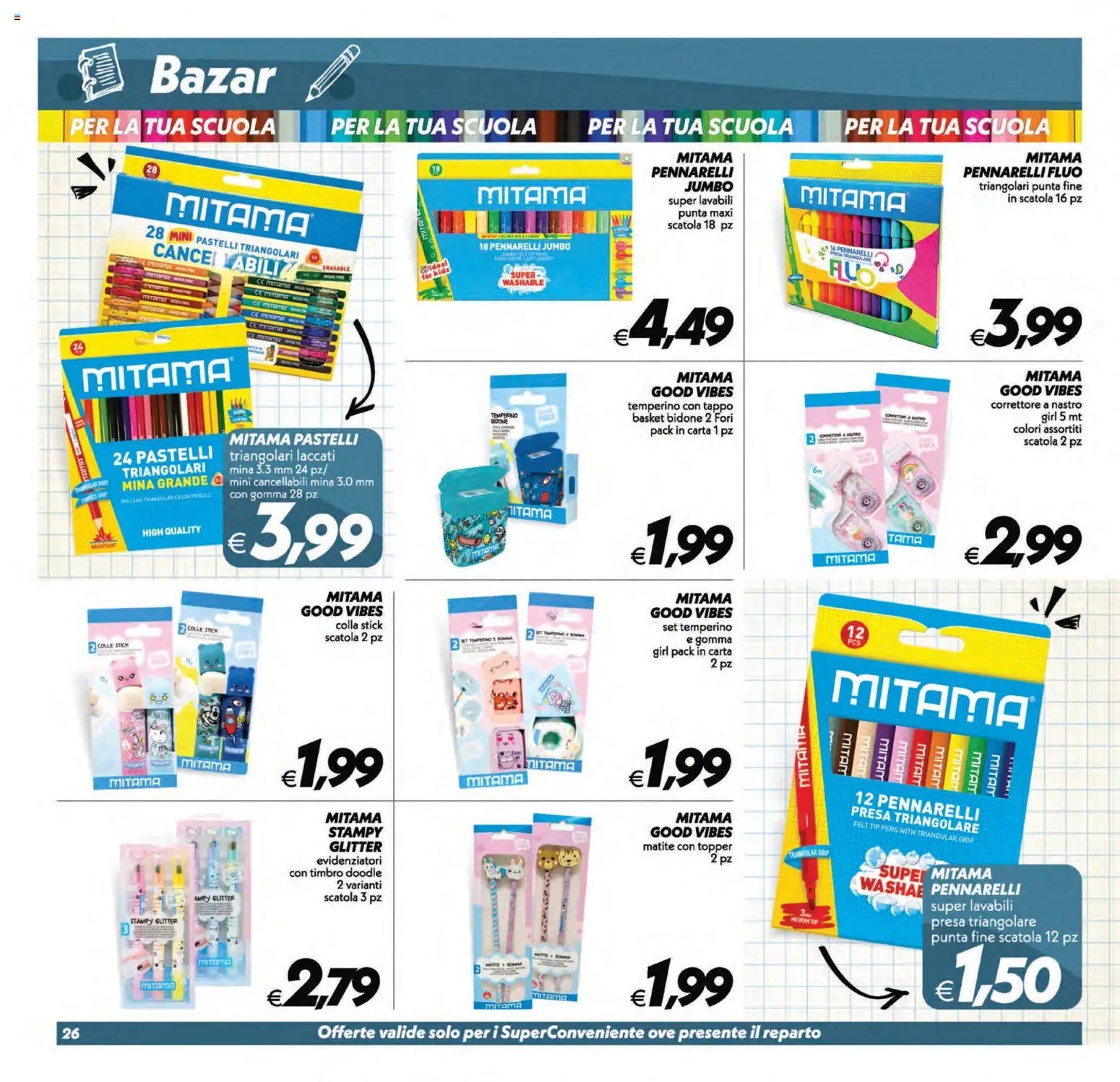 SuperConveniente volantino Caltanissetta, San Cataldo, Avola, Lascari, Milazzo, Barcellona