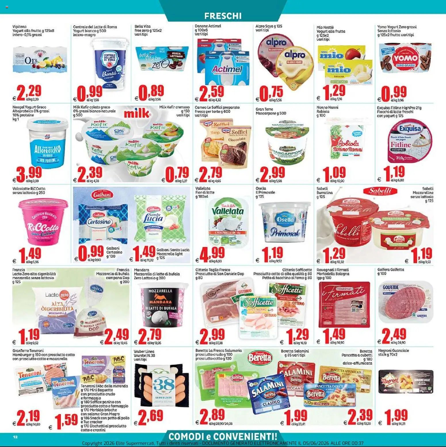Elite Supermercati volantino