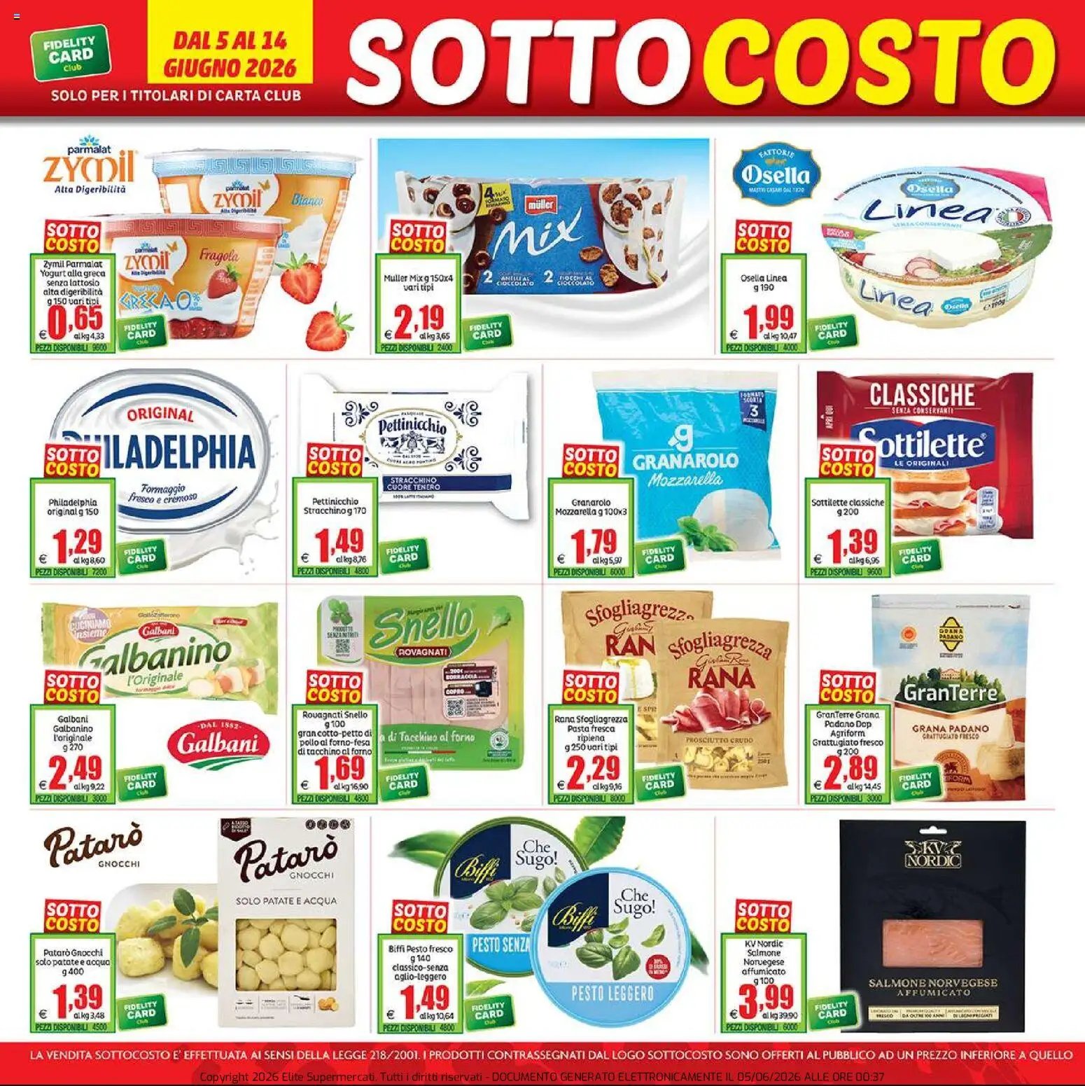 Elite Supermercati volantino