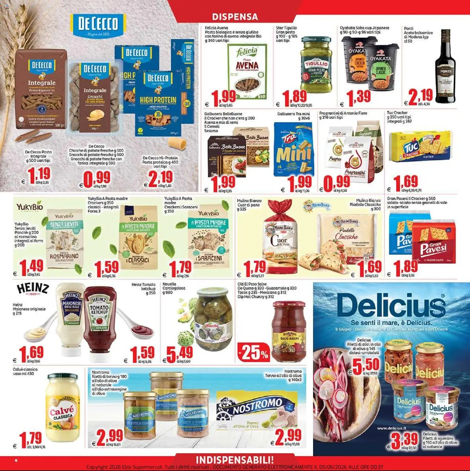 Elite Supermercati volantino