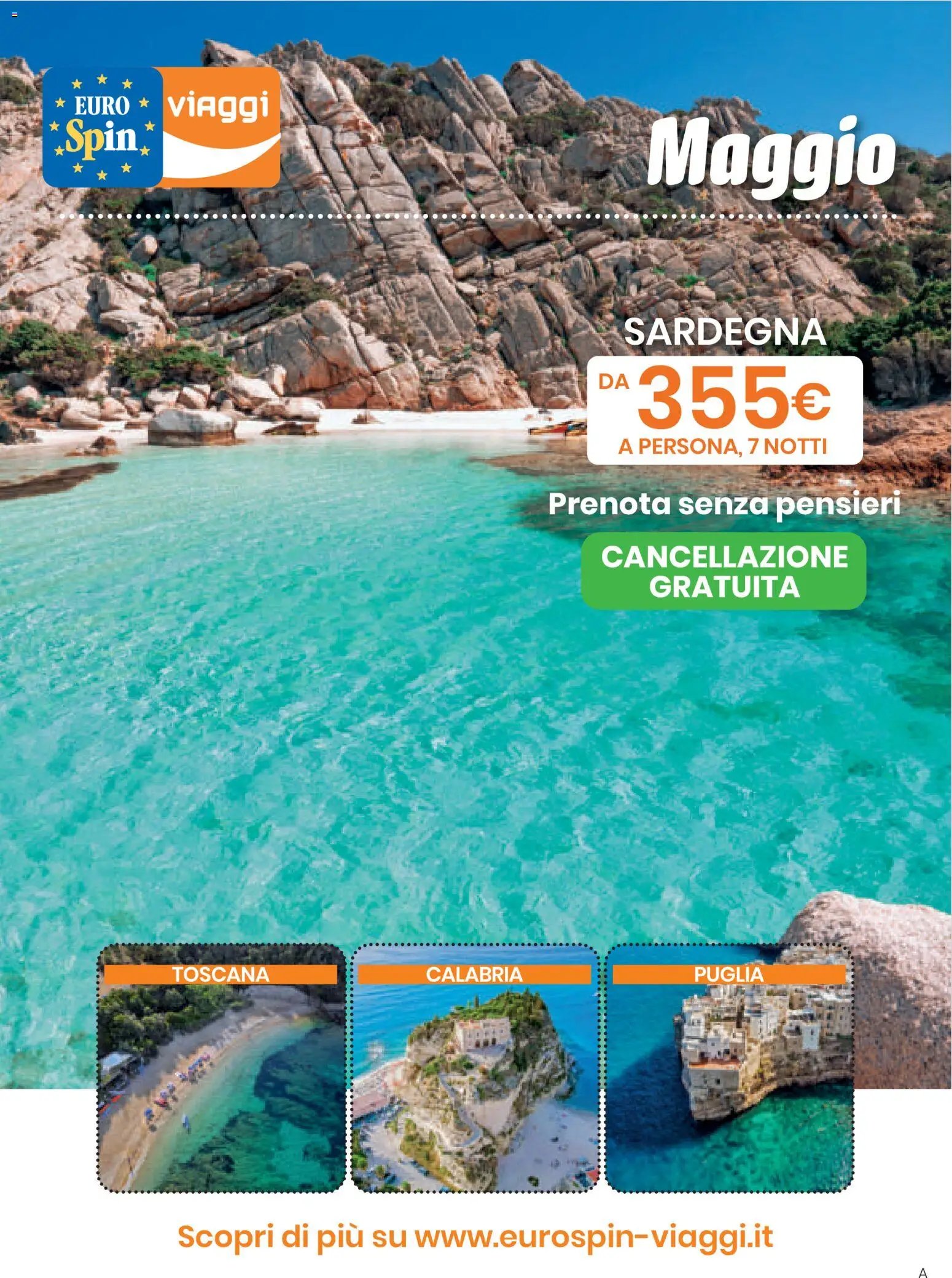 Eurospin volantino Viaggi Nord