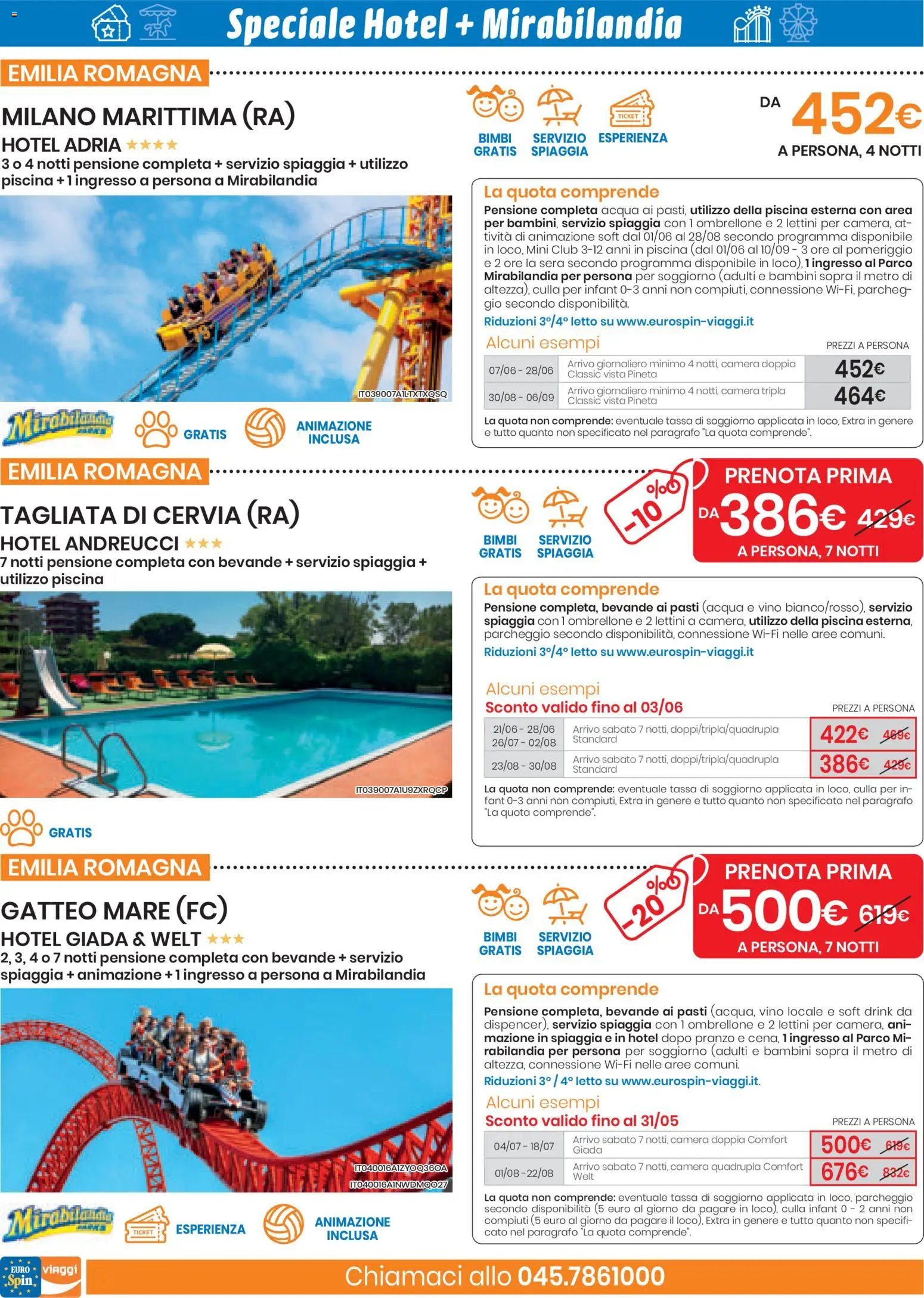 Eurospin volantino Viaggi Nord