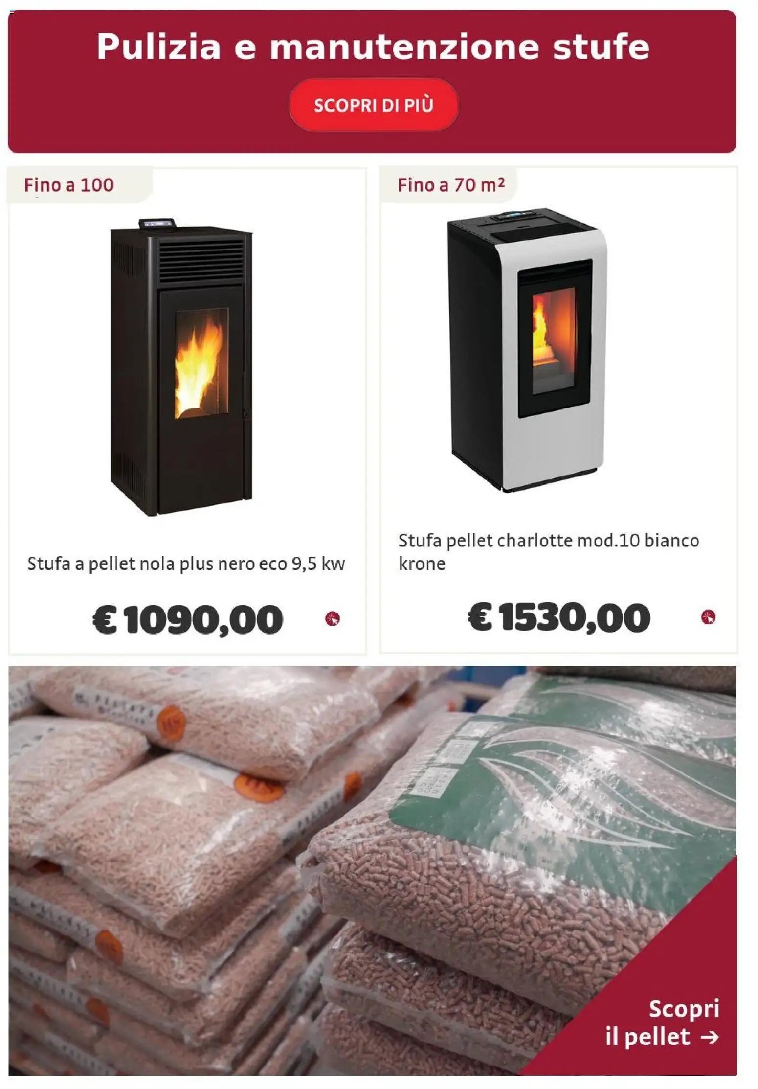 Brico Center volantino Riscaldamento