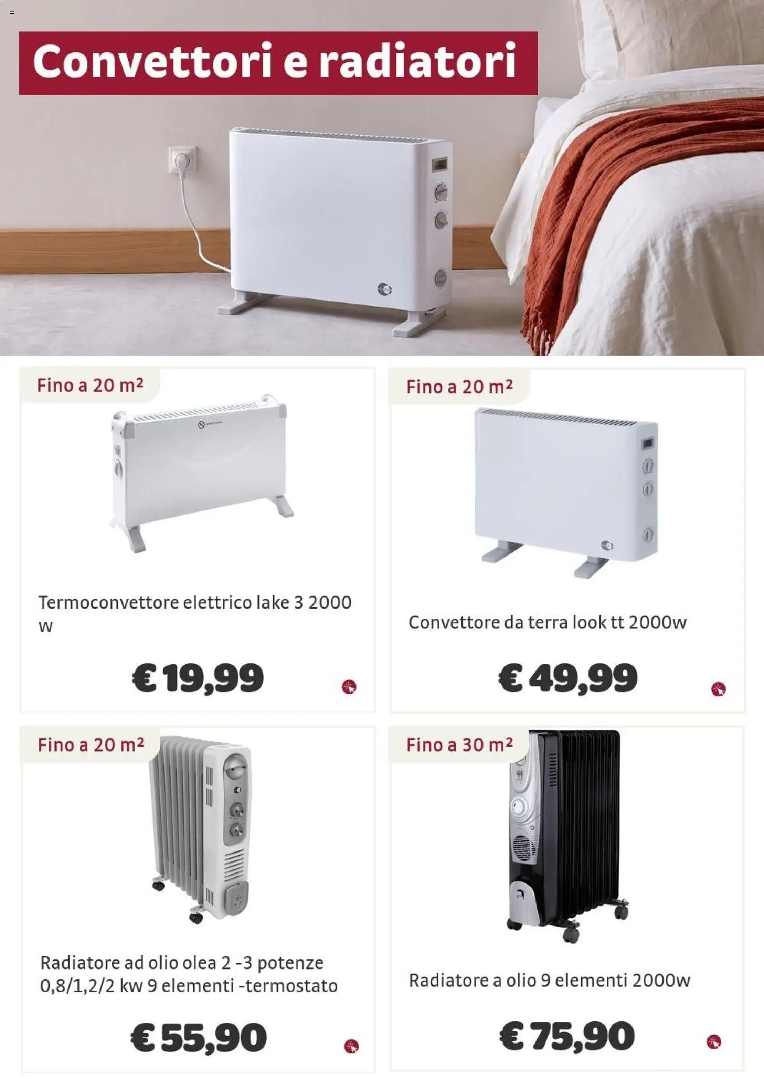Brico Center volantino Riscaldamento