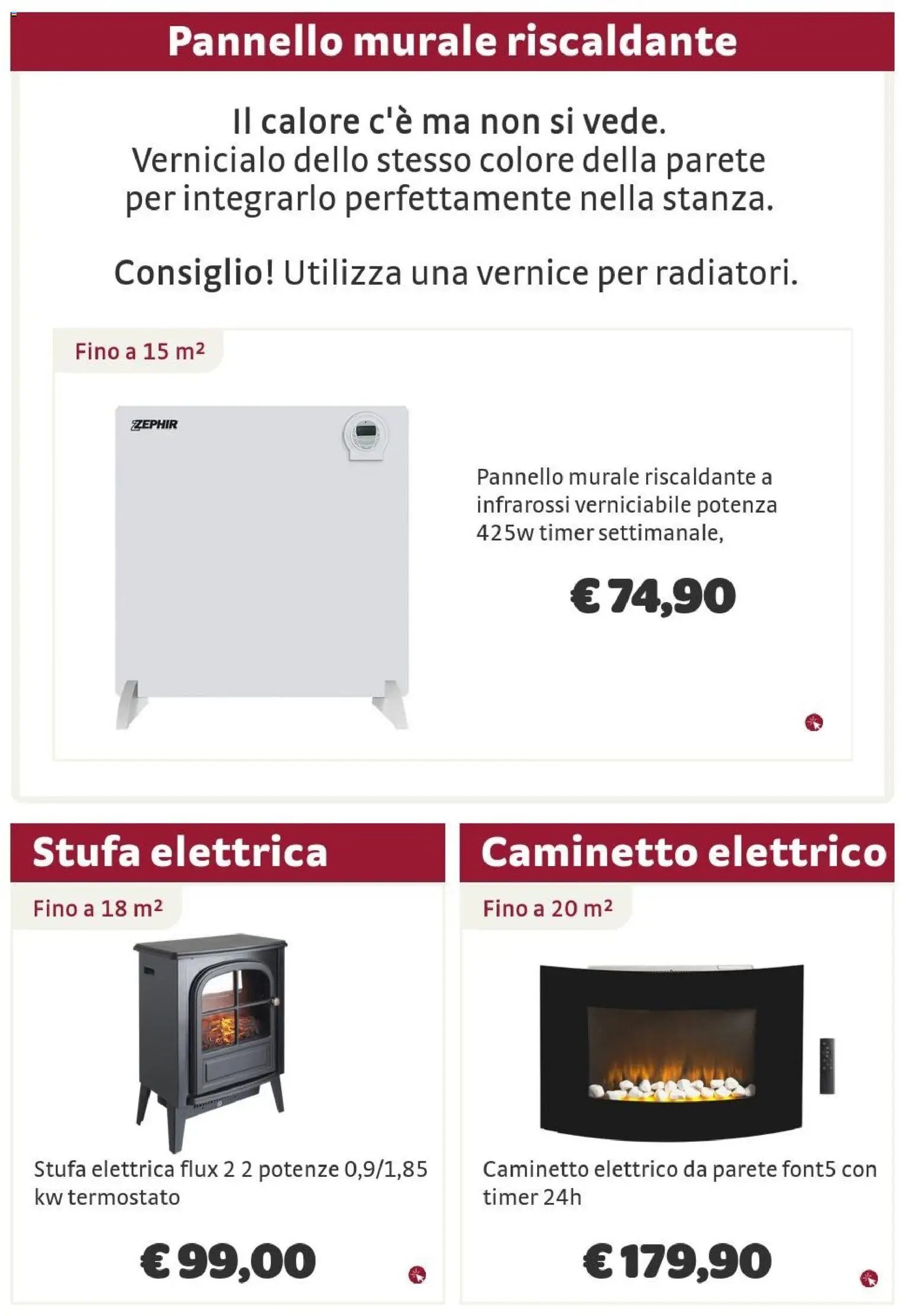 Brico Center volantino Riscaldamento
