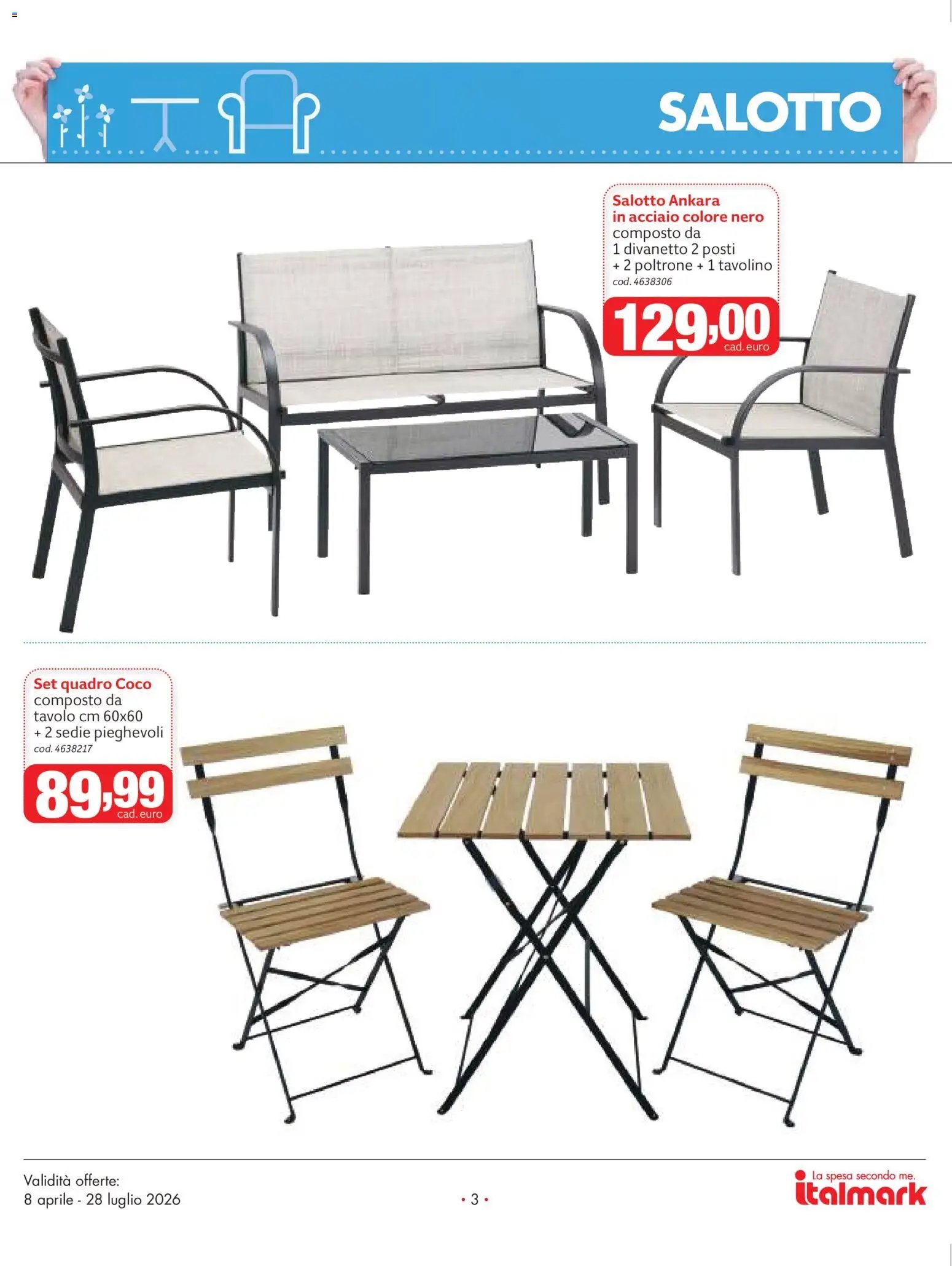 Italmark volantino Giardino (2026-04-08 - 2026-07-28)