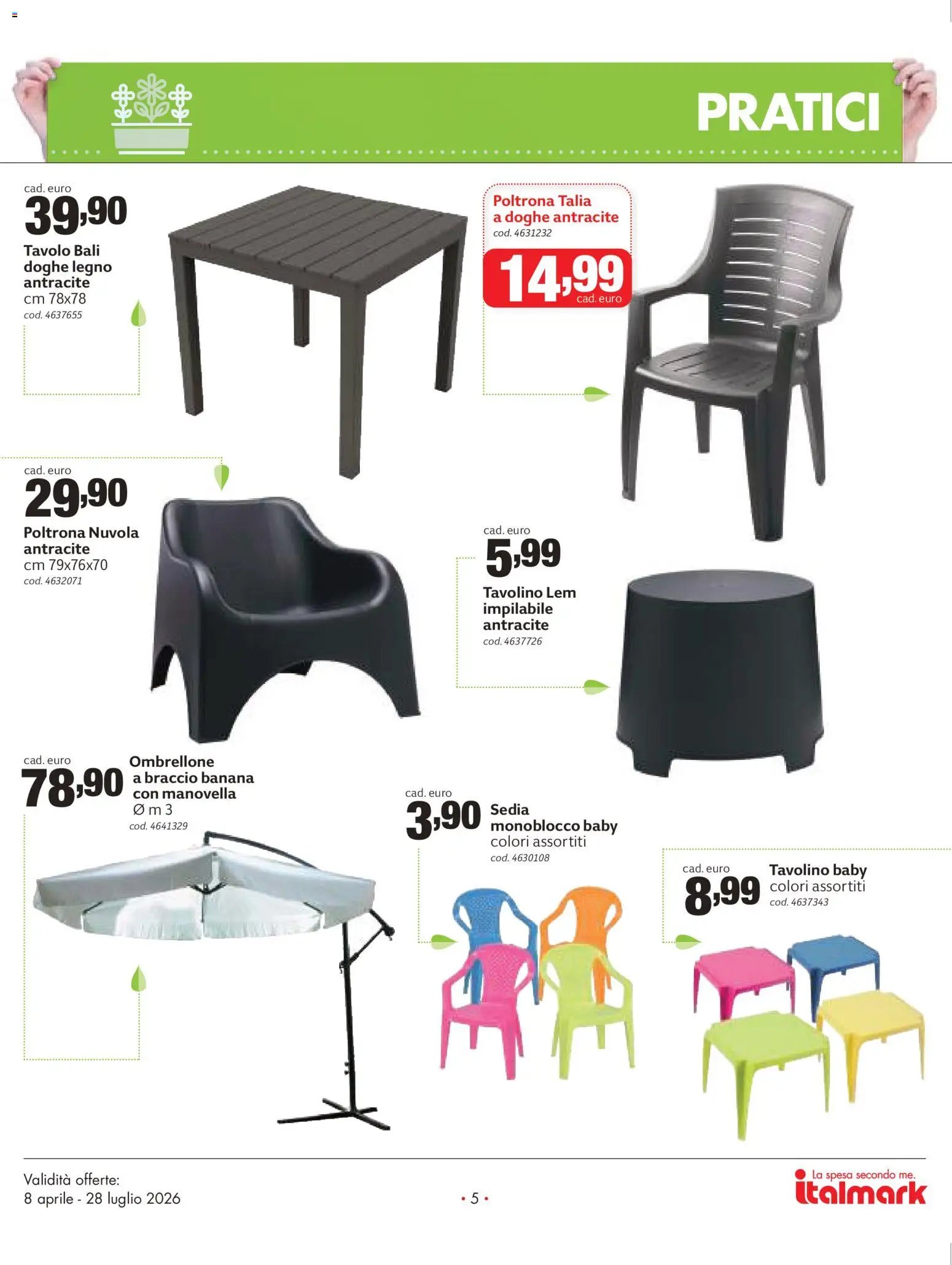 Italmark volantino Giardino (2026-04-08 - 2026-07-28)