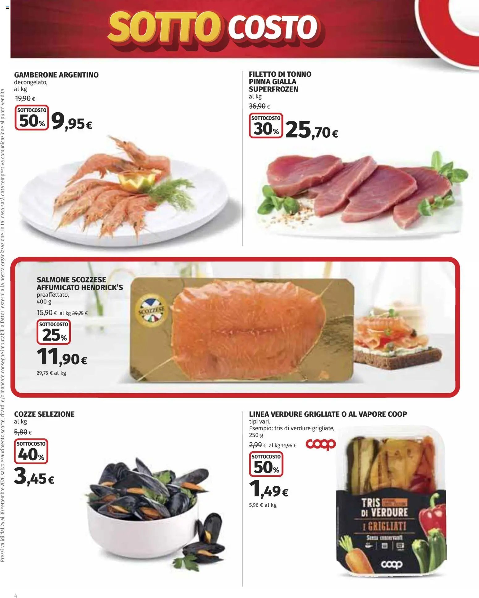 Ipercoop volantino Sottocosto Freschissimi