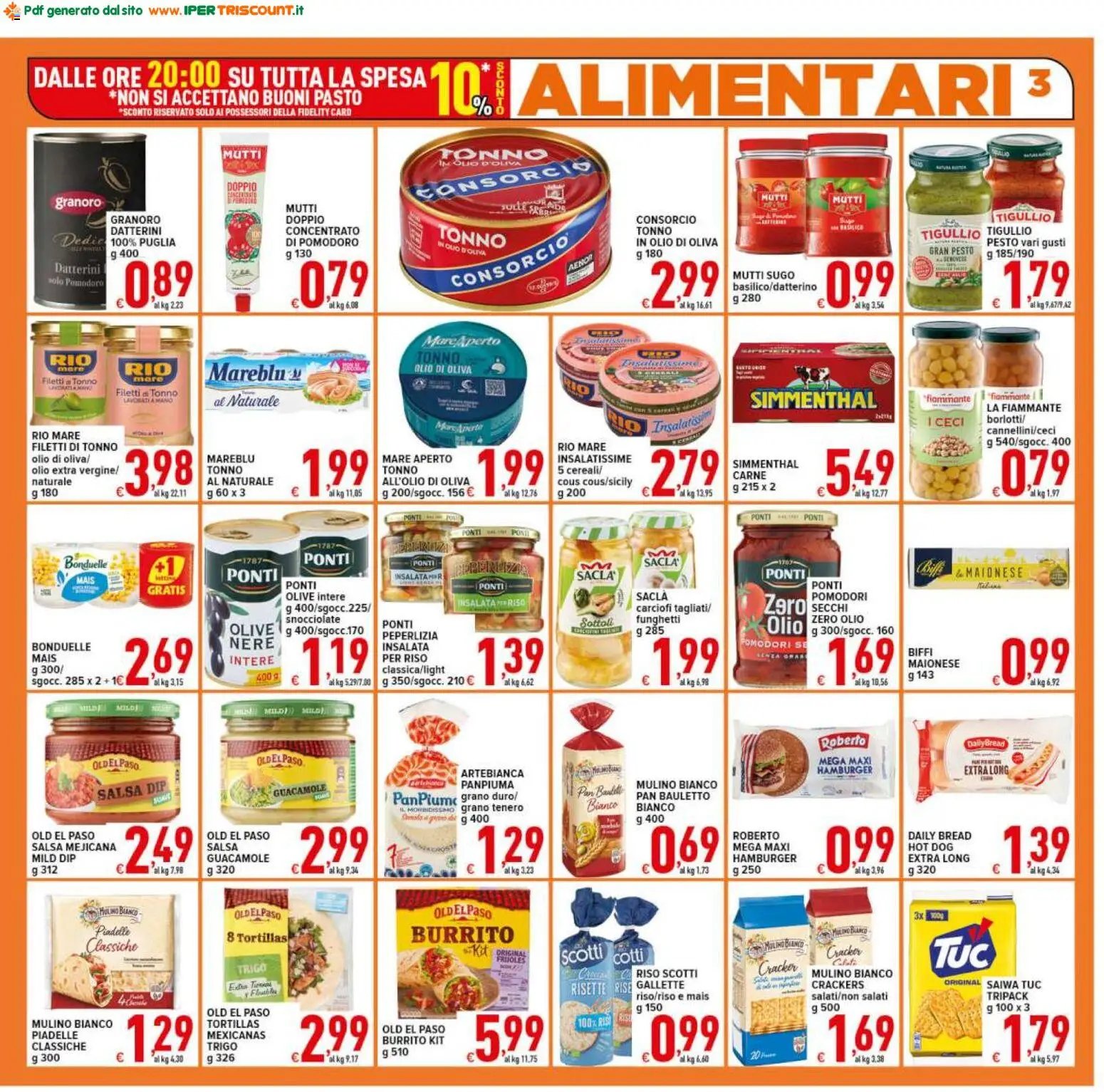Ipertriscount volantino La Romanina