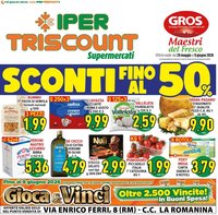 Ipertriscount volantino La Romanina