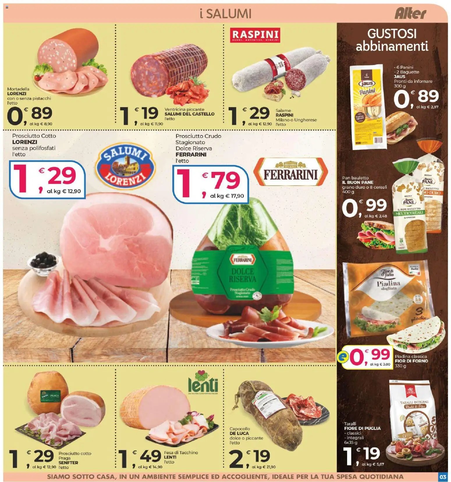 Alter Discount volantino