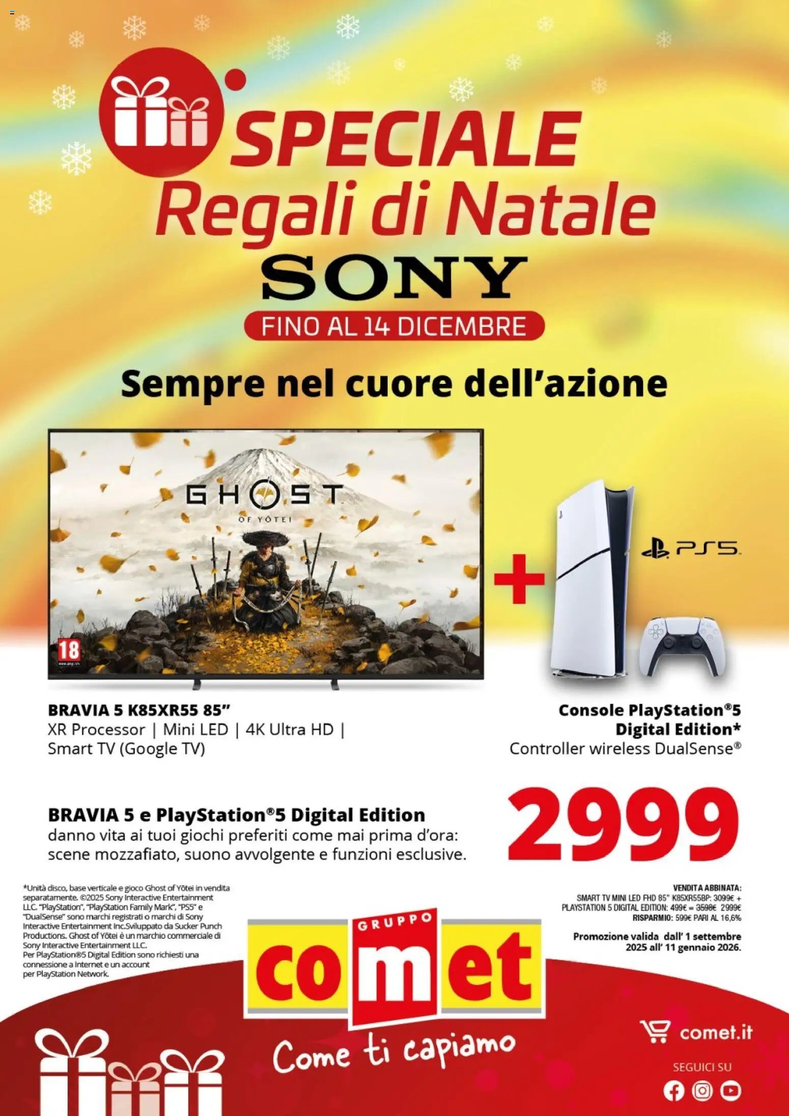 Comet Sony Audio Video catalogo (2025-09-01 - 2026-01-11)