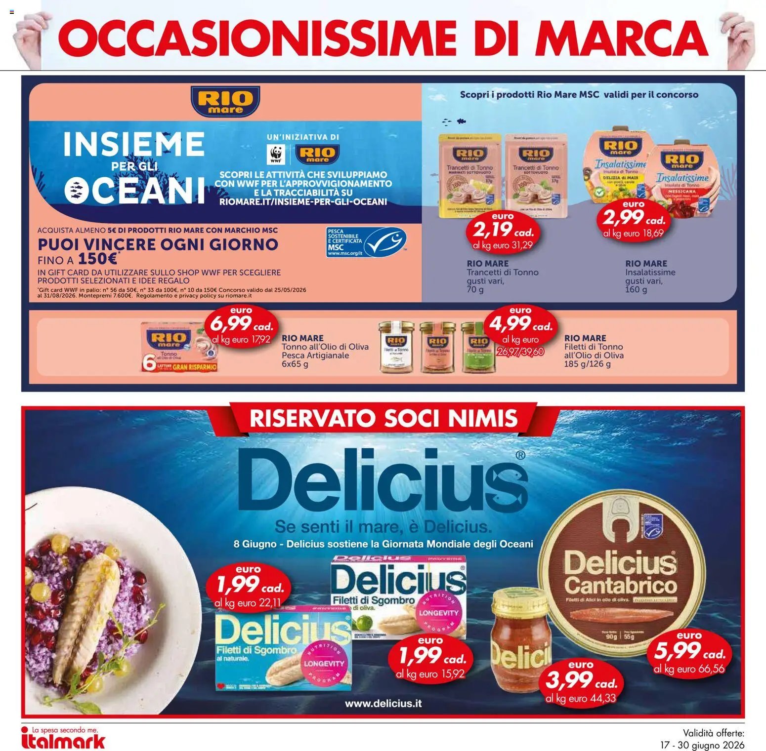 Italmark volantino Occasionissime di Marca