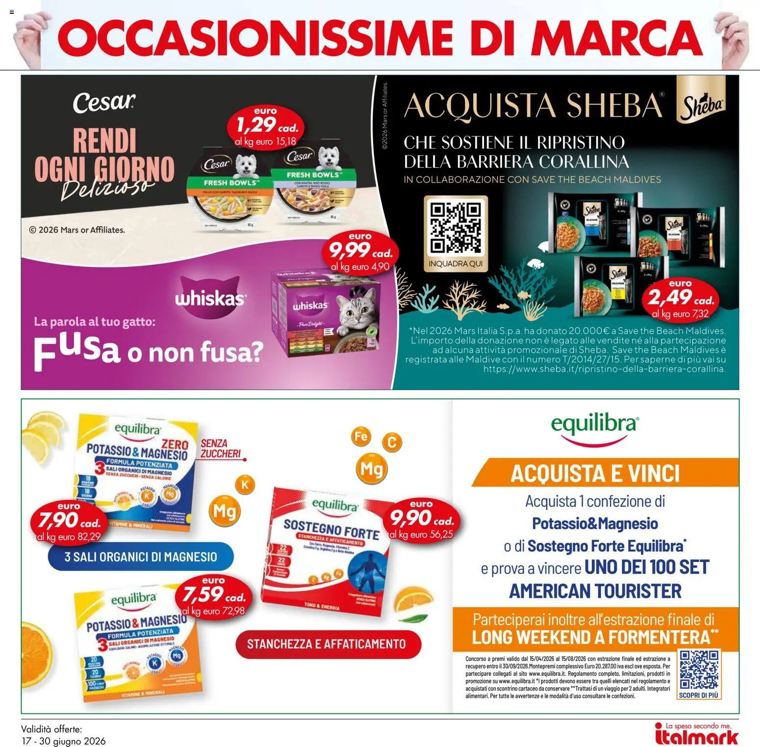 Italmark volantino Occasionissime di Marca