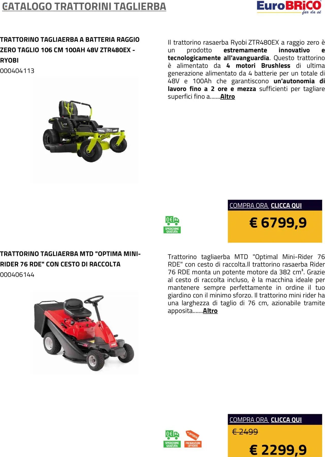 Eurobrico Trattorini Taglierba catalogo
