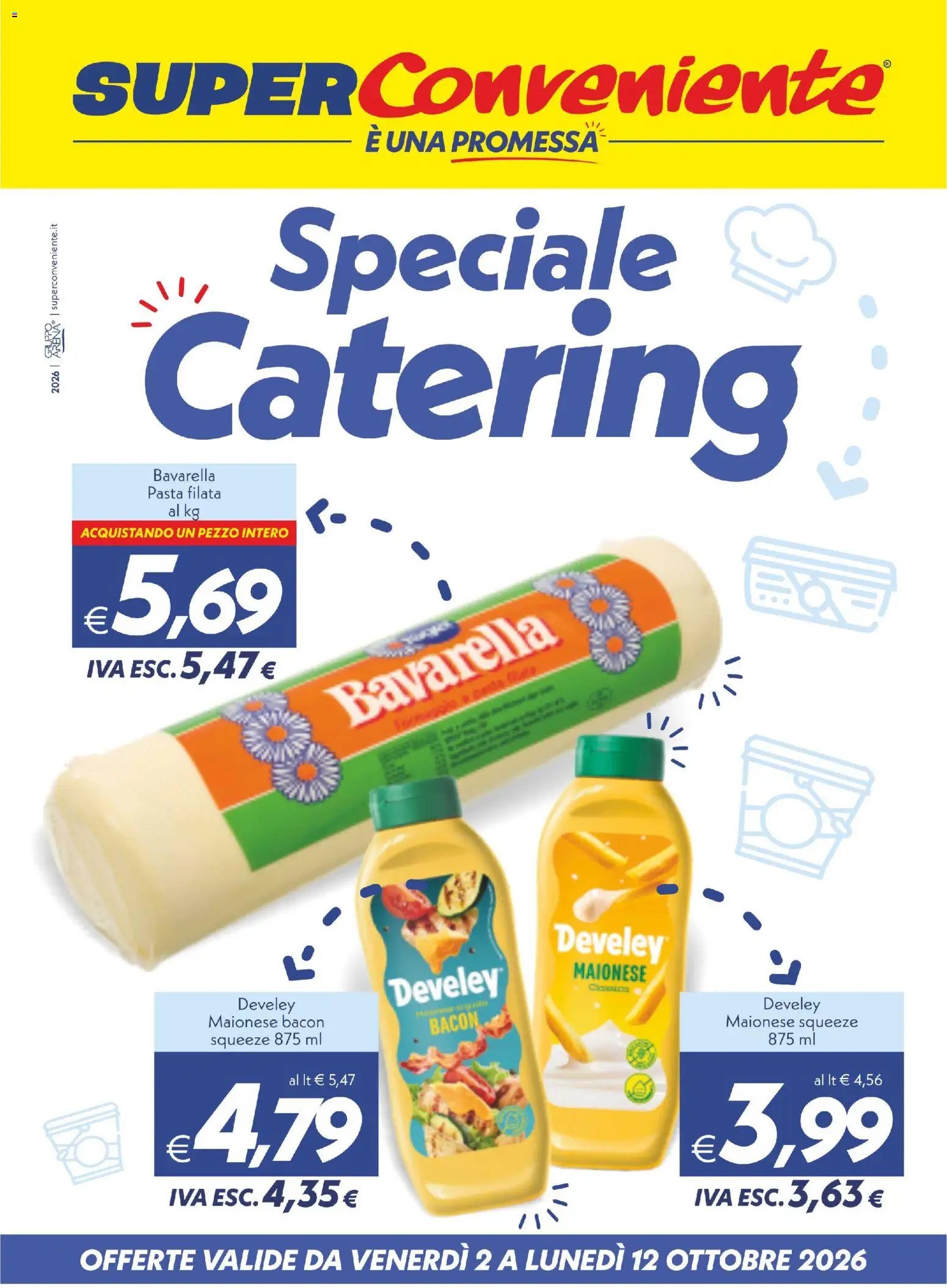 SuperConveniente volantino Catering Enna, Misterbianco