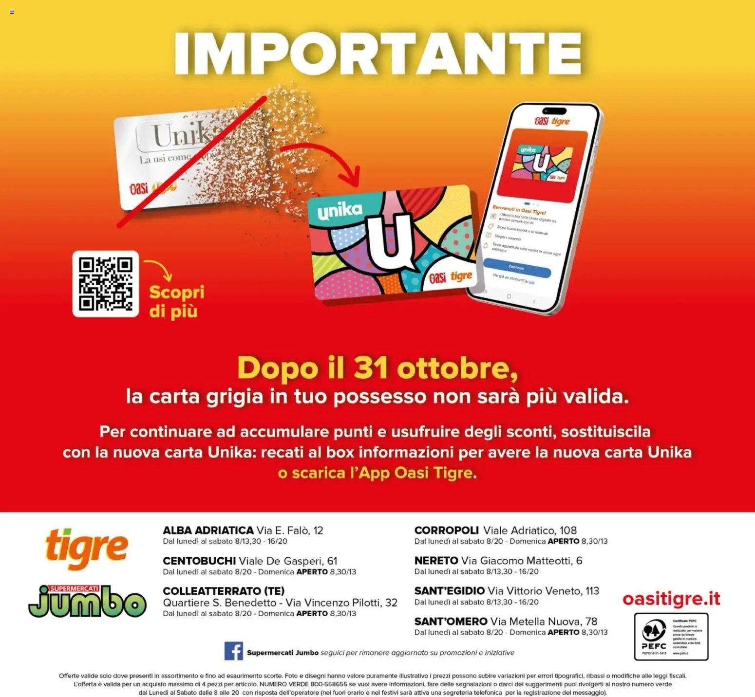 Tigre volantino Jumbo