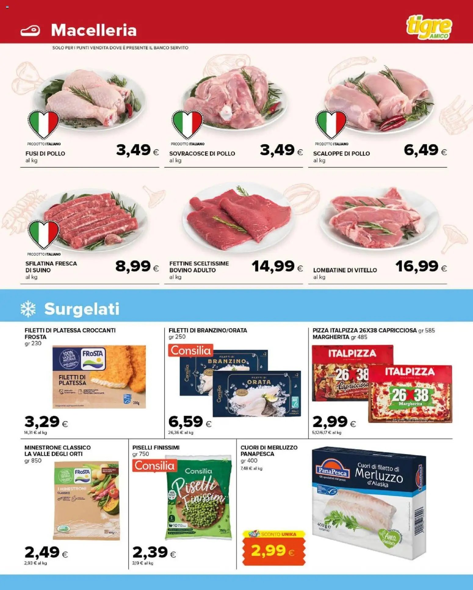 Tigre volantino Amico Prezzi Super