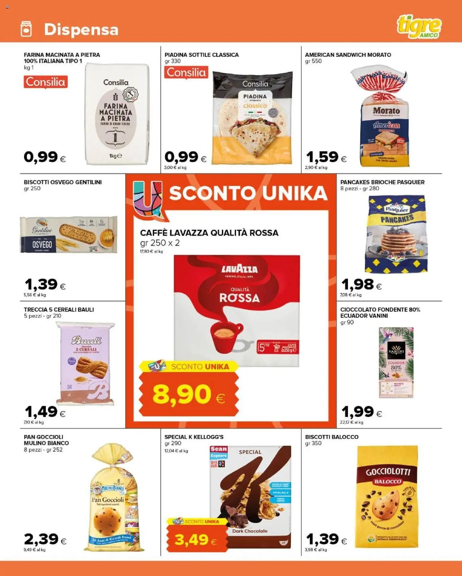 Tigre volantino Amico Prezzi Super