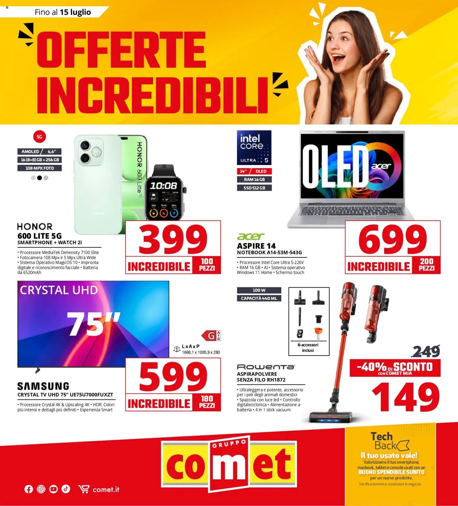 Comet volantino