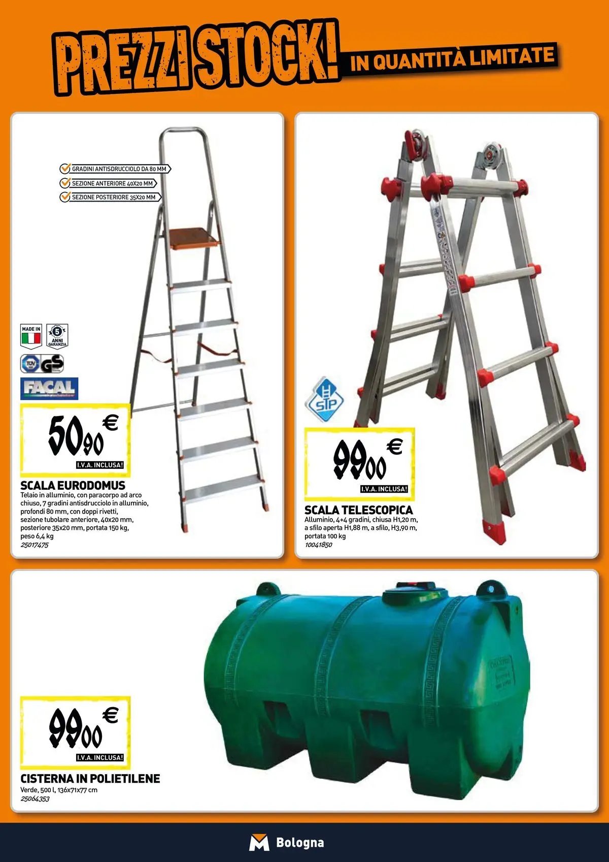 TECNOMAT - Straordinari prezzi stock!