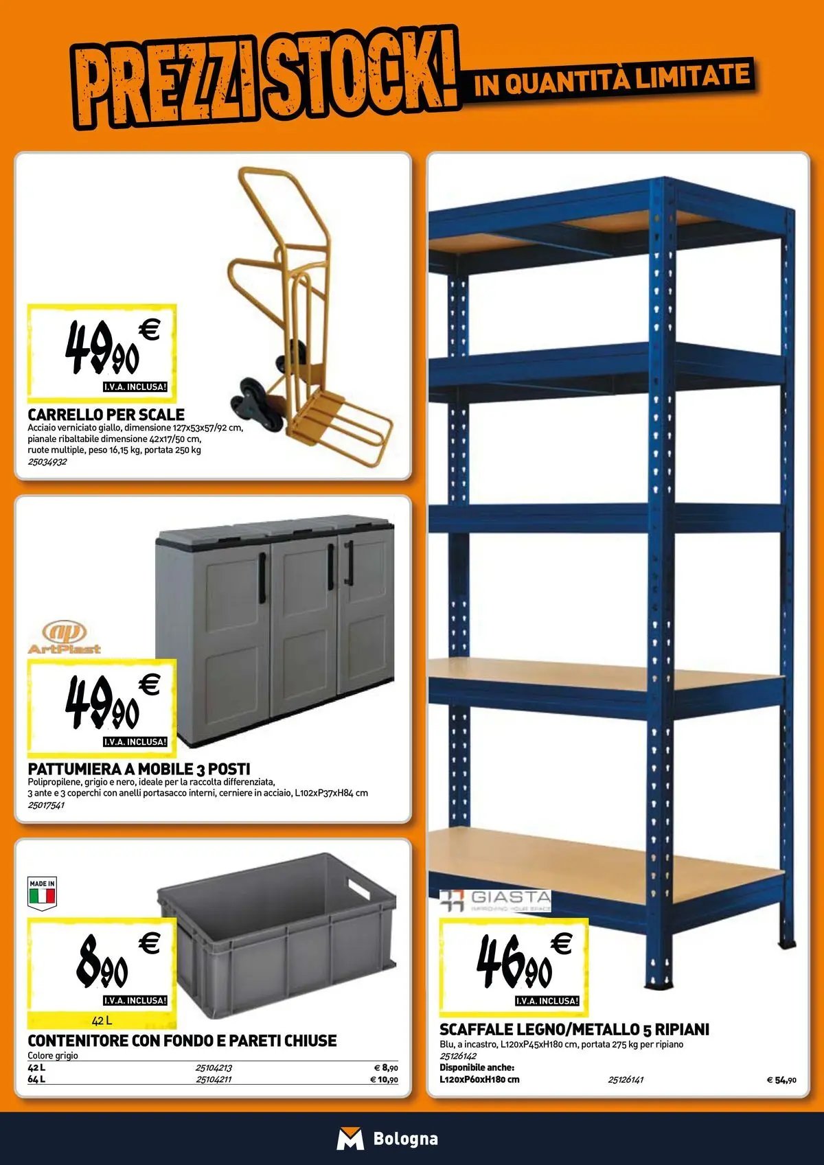 TECNOMAT - Straordinari prezzi stock!