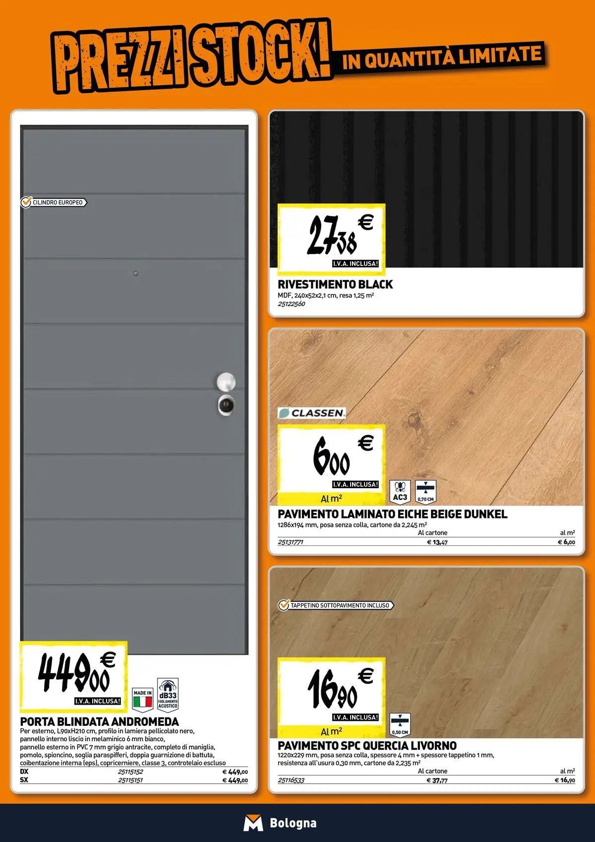 TECNOMAT - Straordinari prezzi stock!