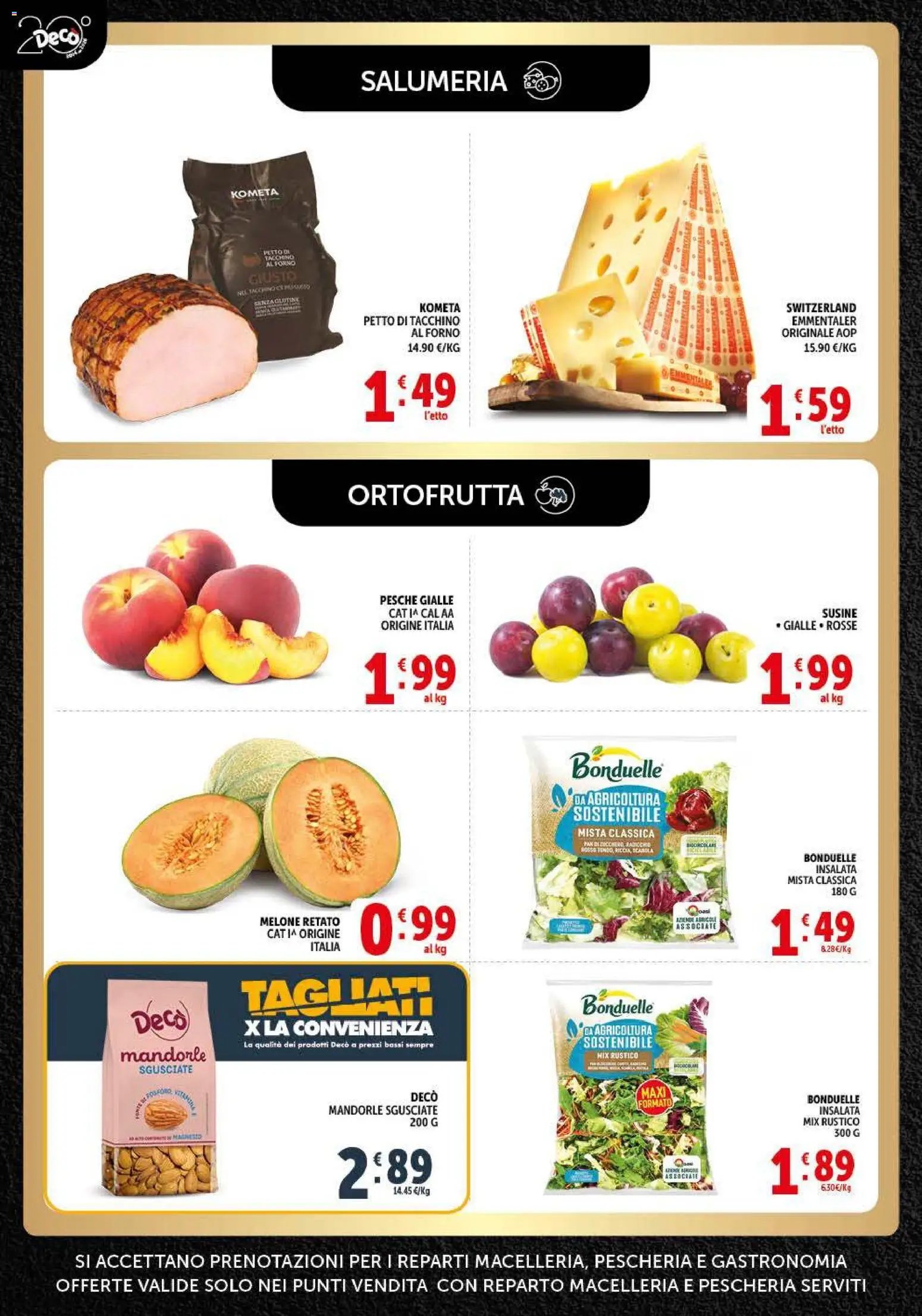 Decò volantino Gourmet