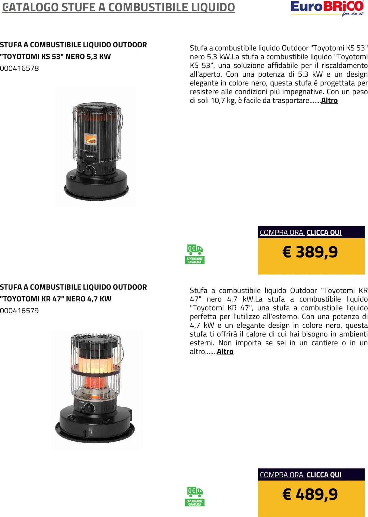 Eurobrico Stufe a Combustibile Liquido catalogo
