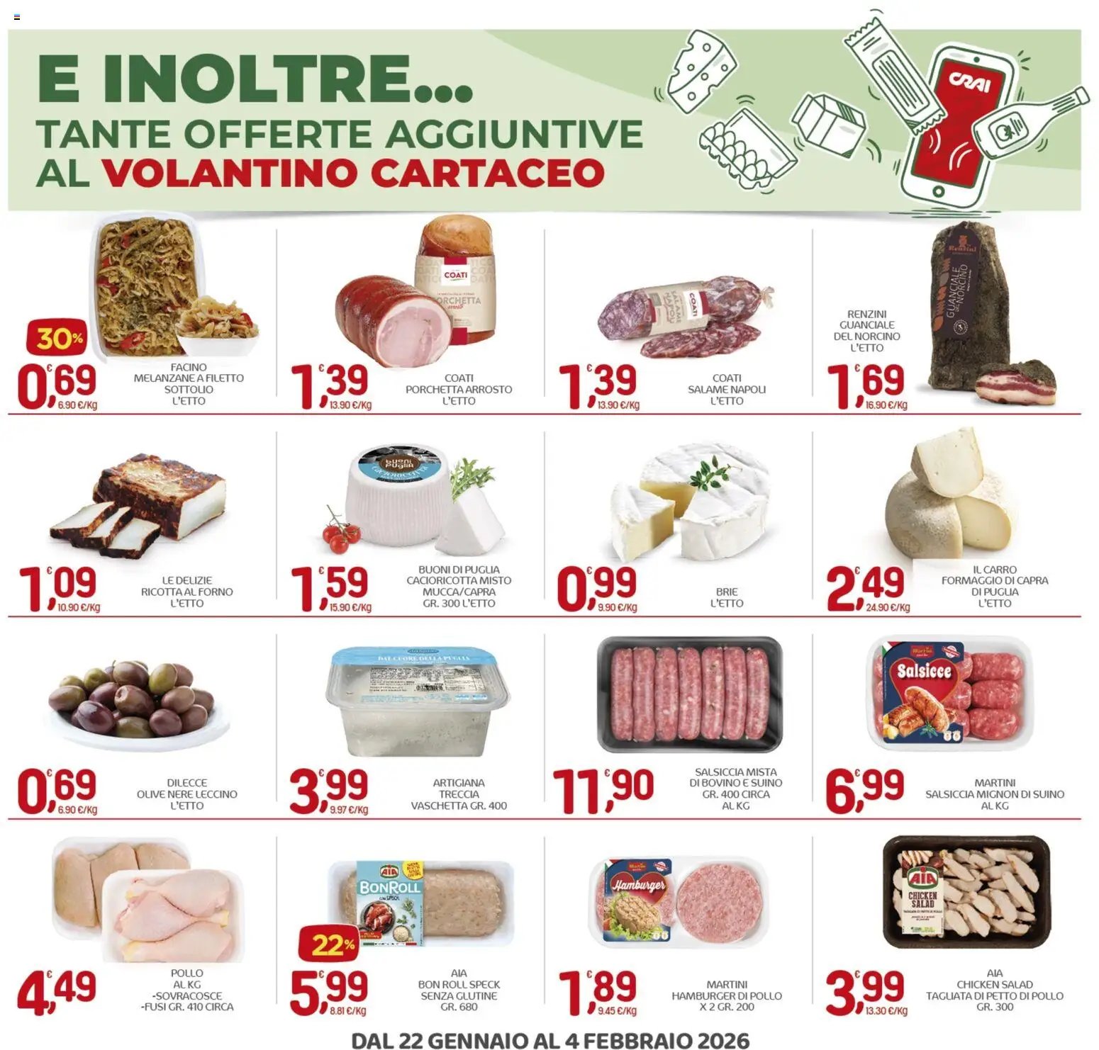 Volantino CRAI	 (2026-01-22 - 2026-02-01)