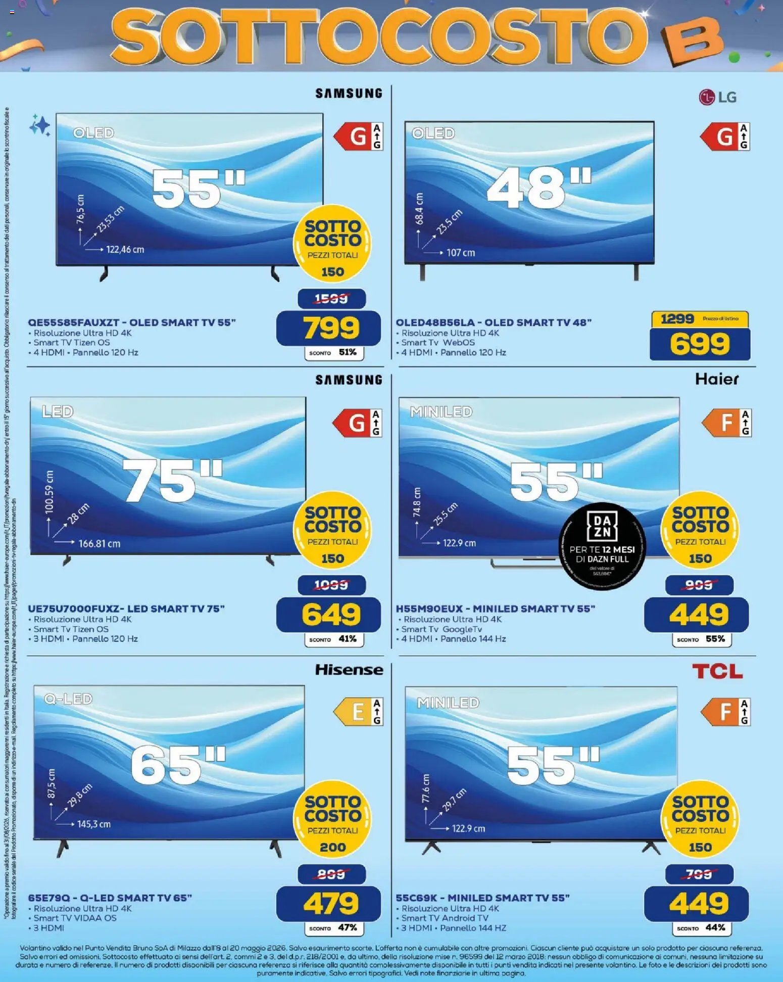 BRUNO volantino Milazzo