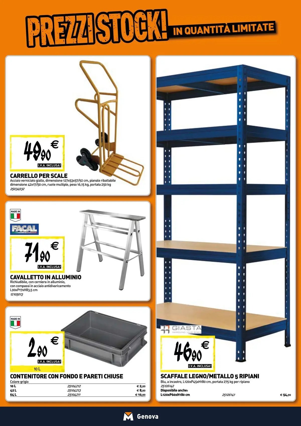 TECNOMAT - Straordinari prezzi stock!