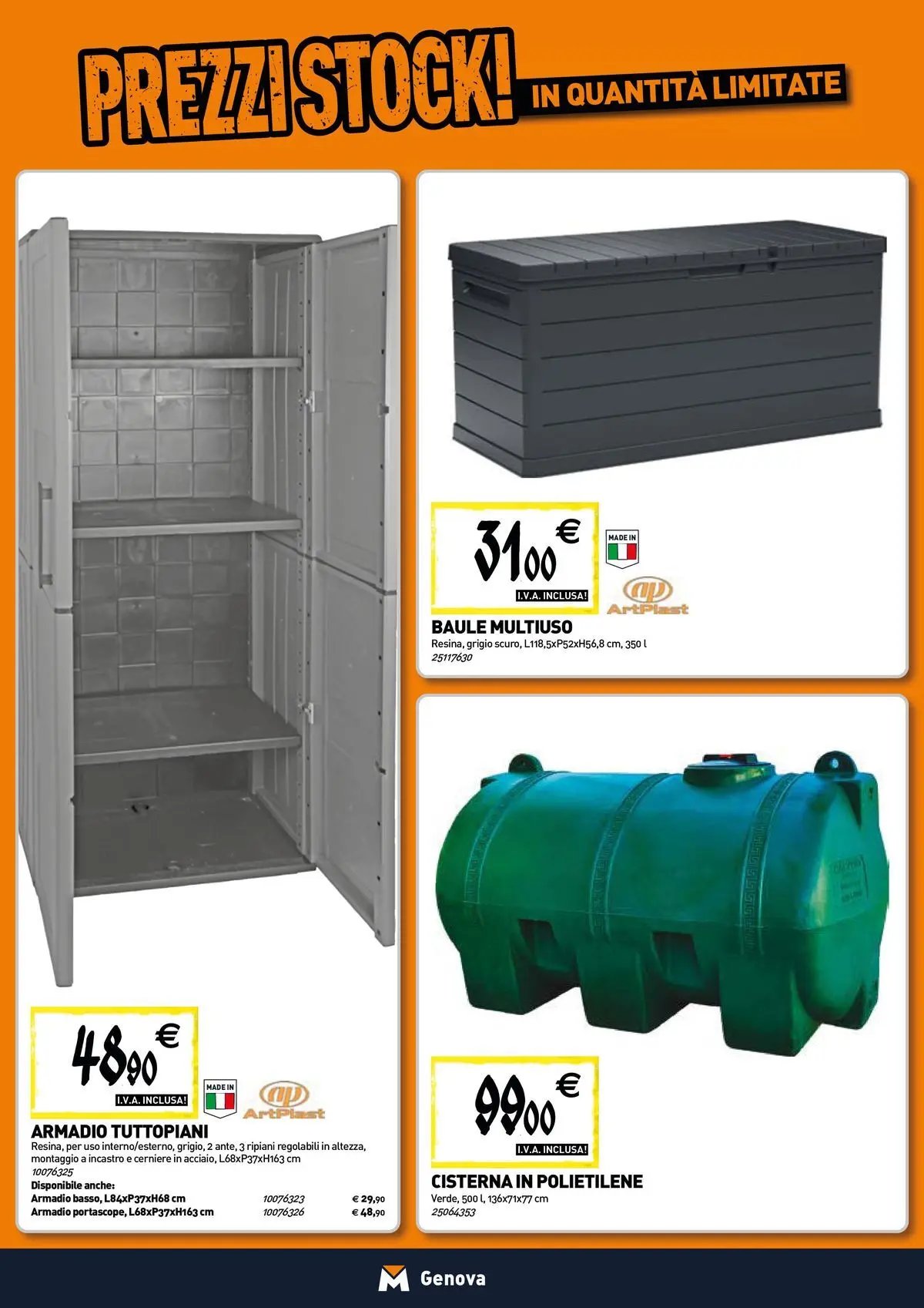 TECNOMAT - Straordinari prezzi stock!