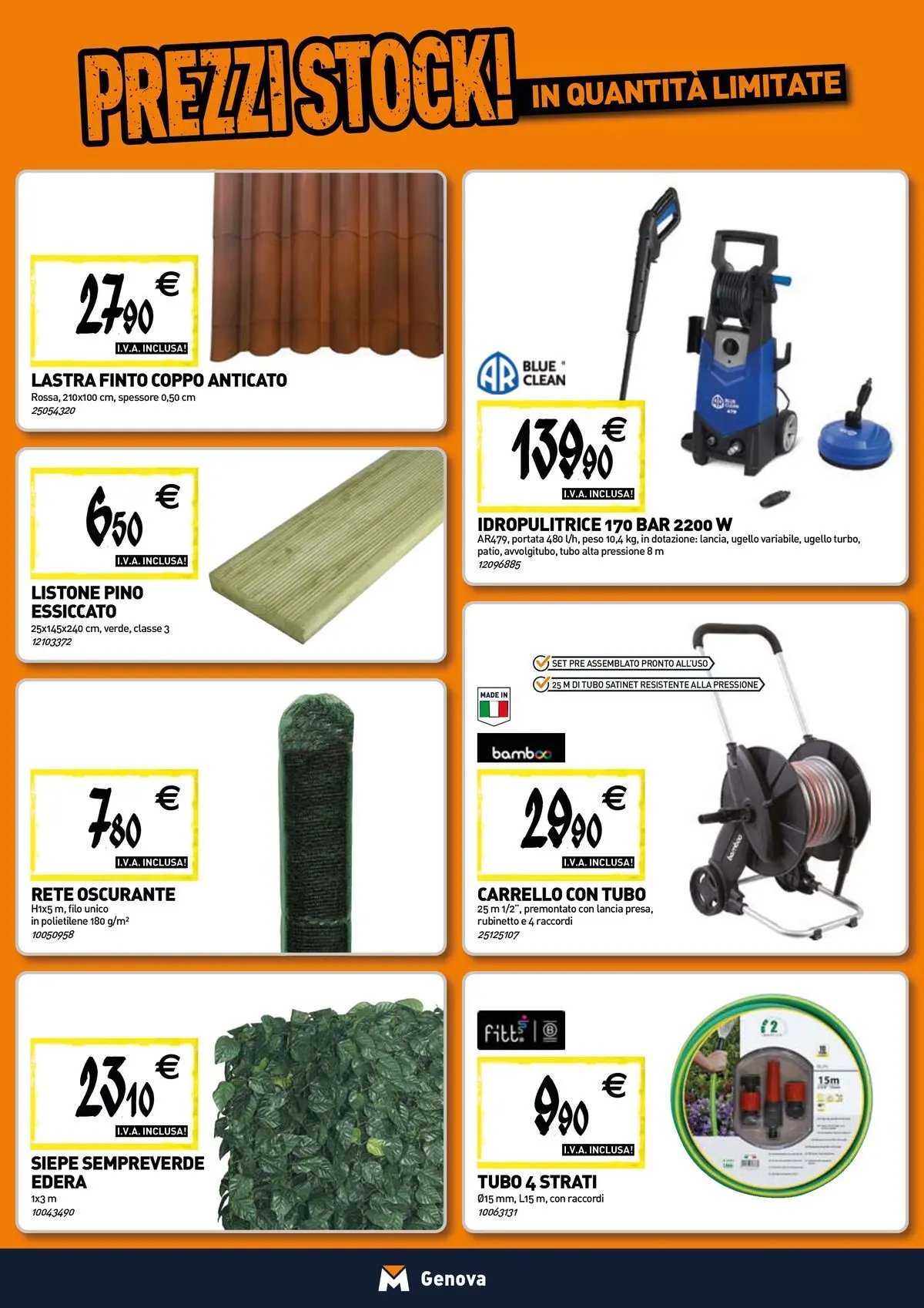 TECNOMAT - Straordinari prezzi stock!