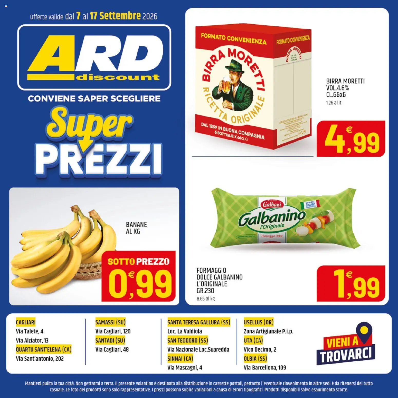 ARD Discount volantino Sardegna